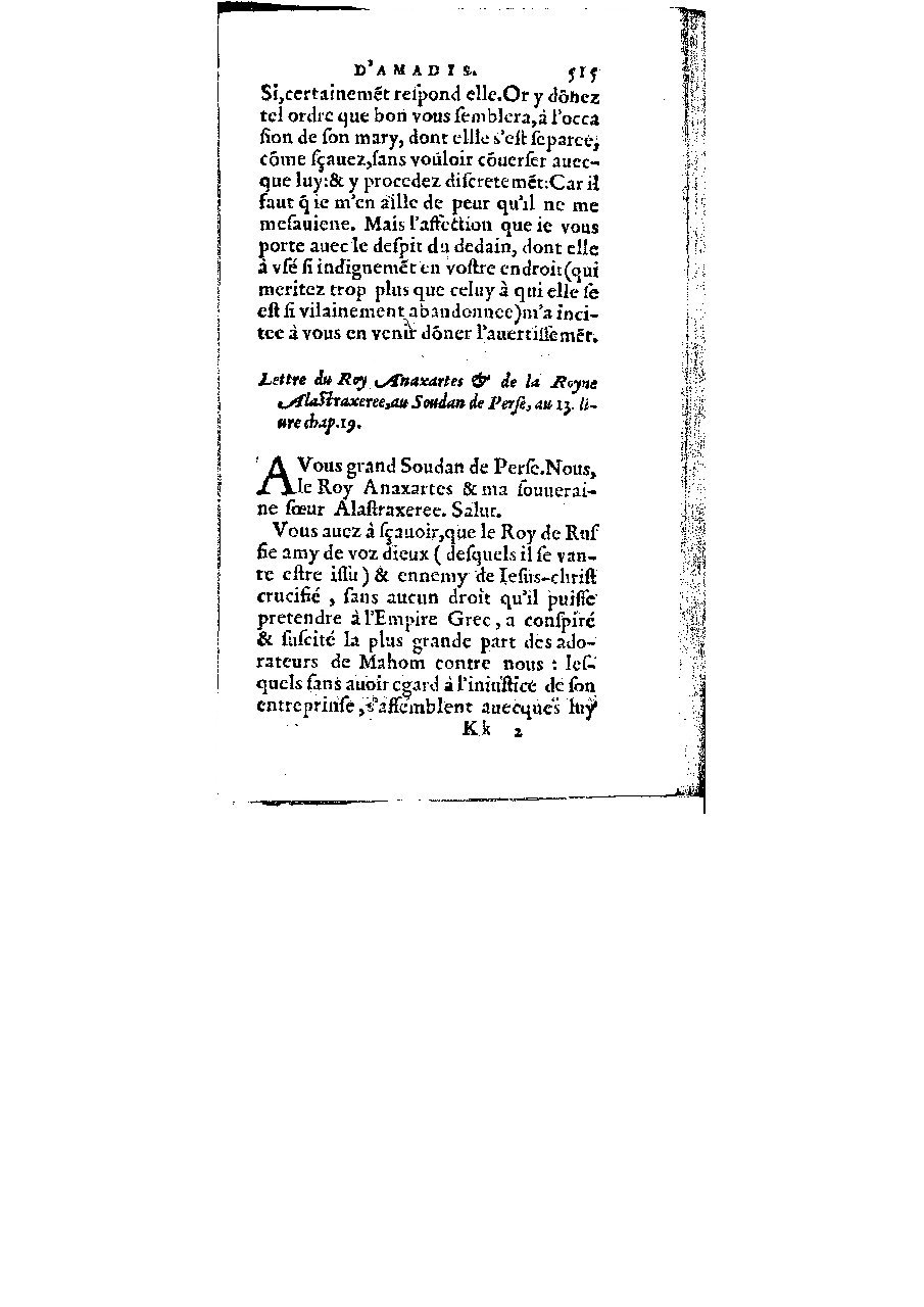 1572 - Veuve Gabriel Cotier - Trésor des Amadis - BM Lyon