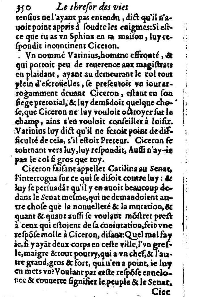 1611 - Pierre Rigaud - Trésor des vies de Plutarque - BM Lyon