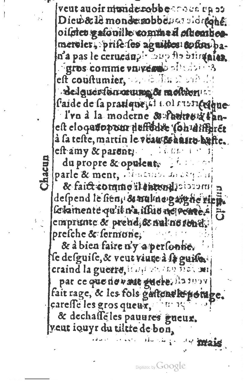 1581 - Nicolas Bonfons  - Trésor des sentences dorées - Princeton