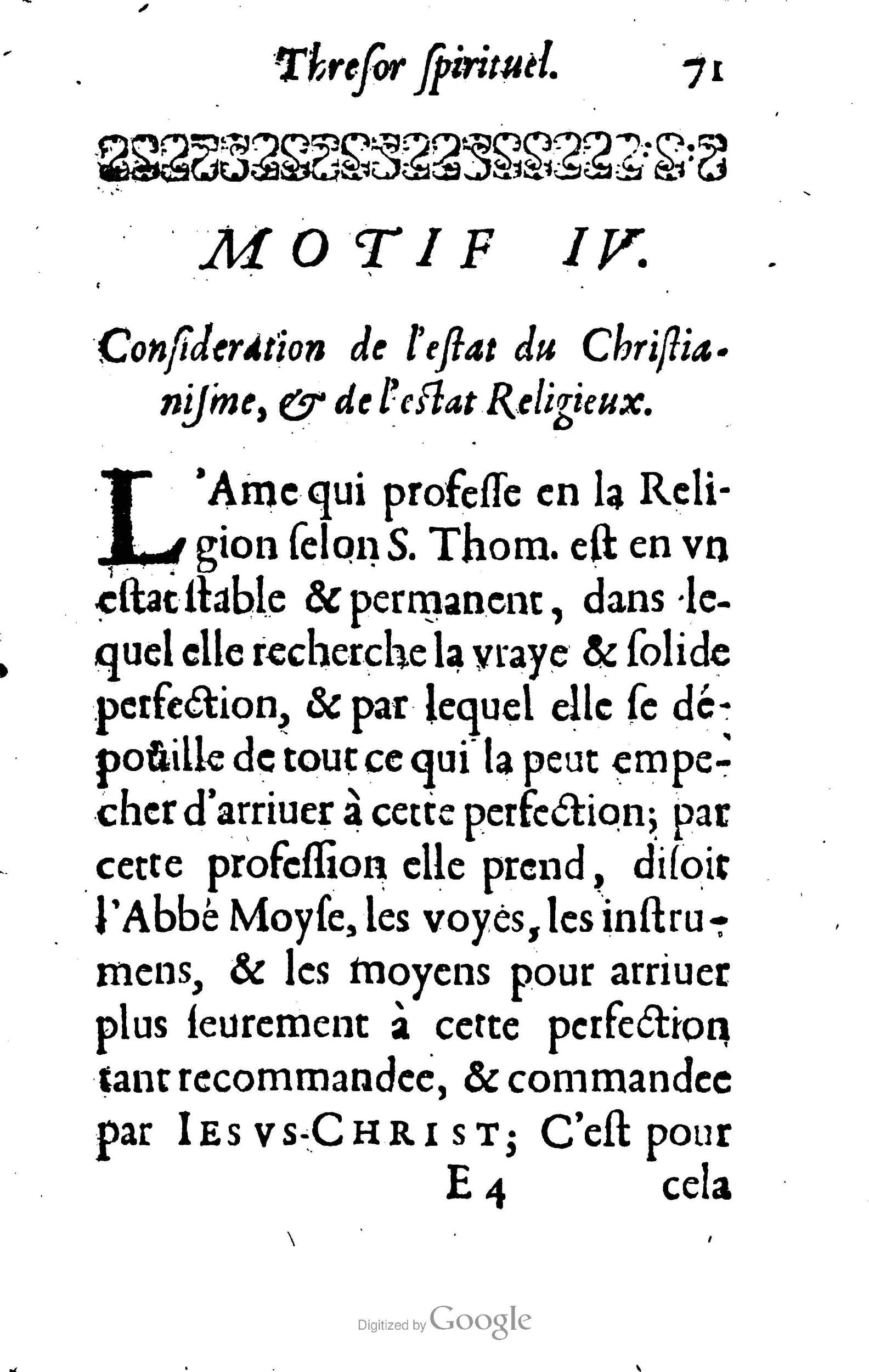 1633 - François Waudré - Trésor spirituel contenant les excellences du christianisme - BM Lyon 1633 - François Waudré - Trésor spirituel contenant les excellences du christianisme - BM Lyon