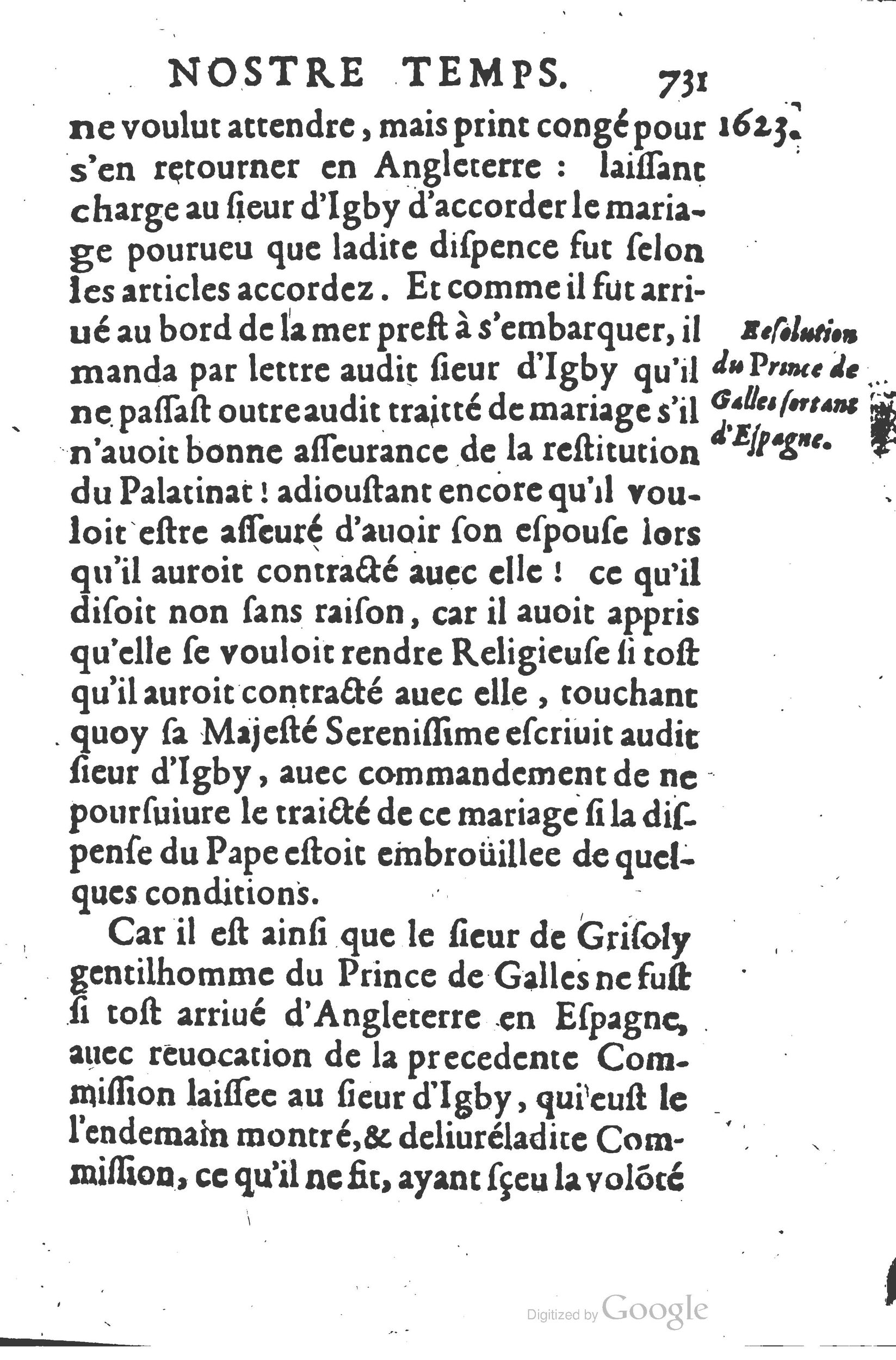 1626 - Joseph Bouillerot - Trésor de l’histoire générale de notre temps - BSB Munich
