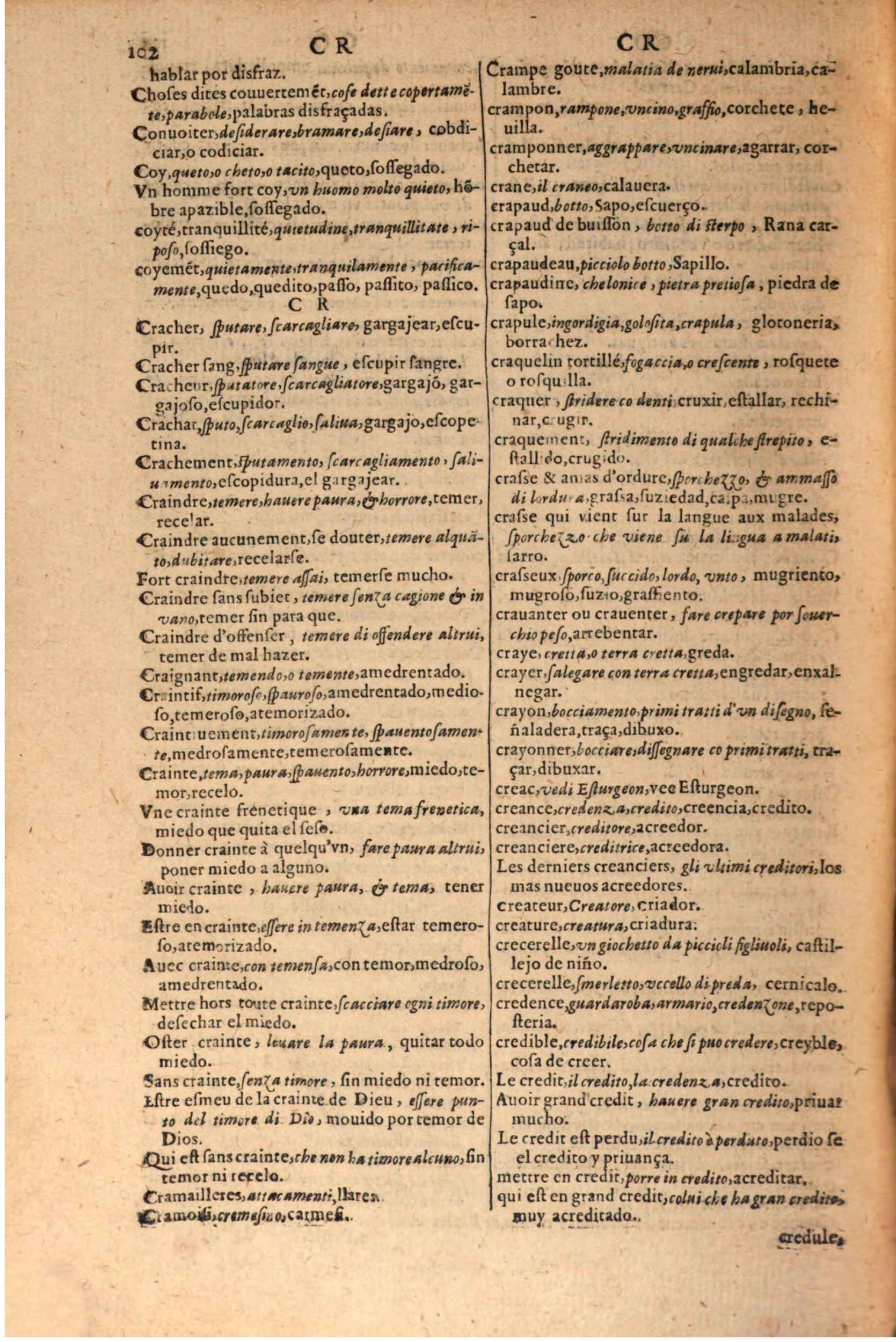 1616 - Pierre de la Rovière - Trésor des trois langues (Seconde partie) - BSB Munich