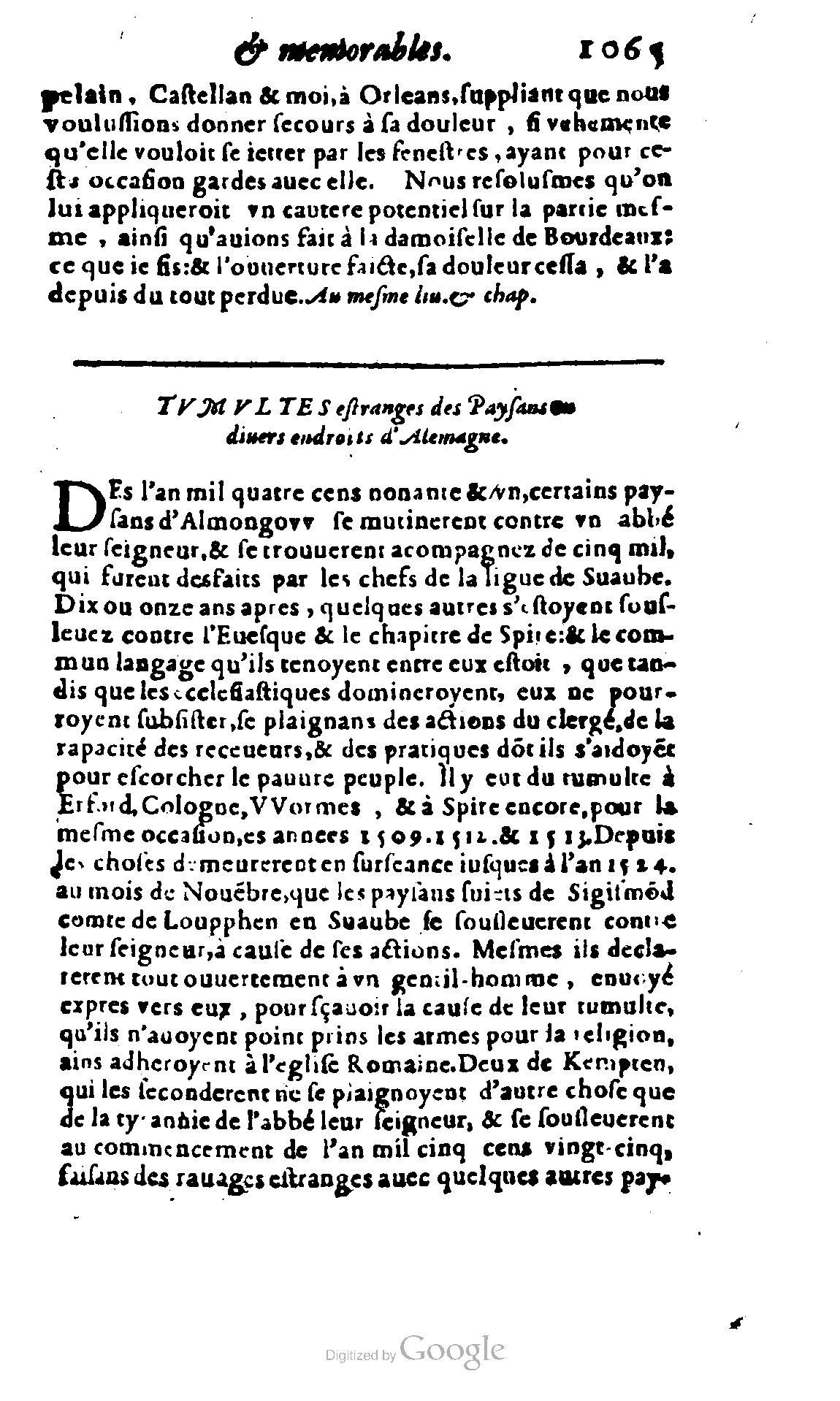 1620 - Samuel Crespin - Trésor d’histoires admirables et mémorables - BCU Lausanne