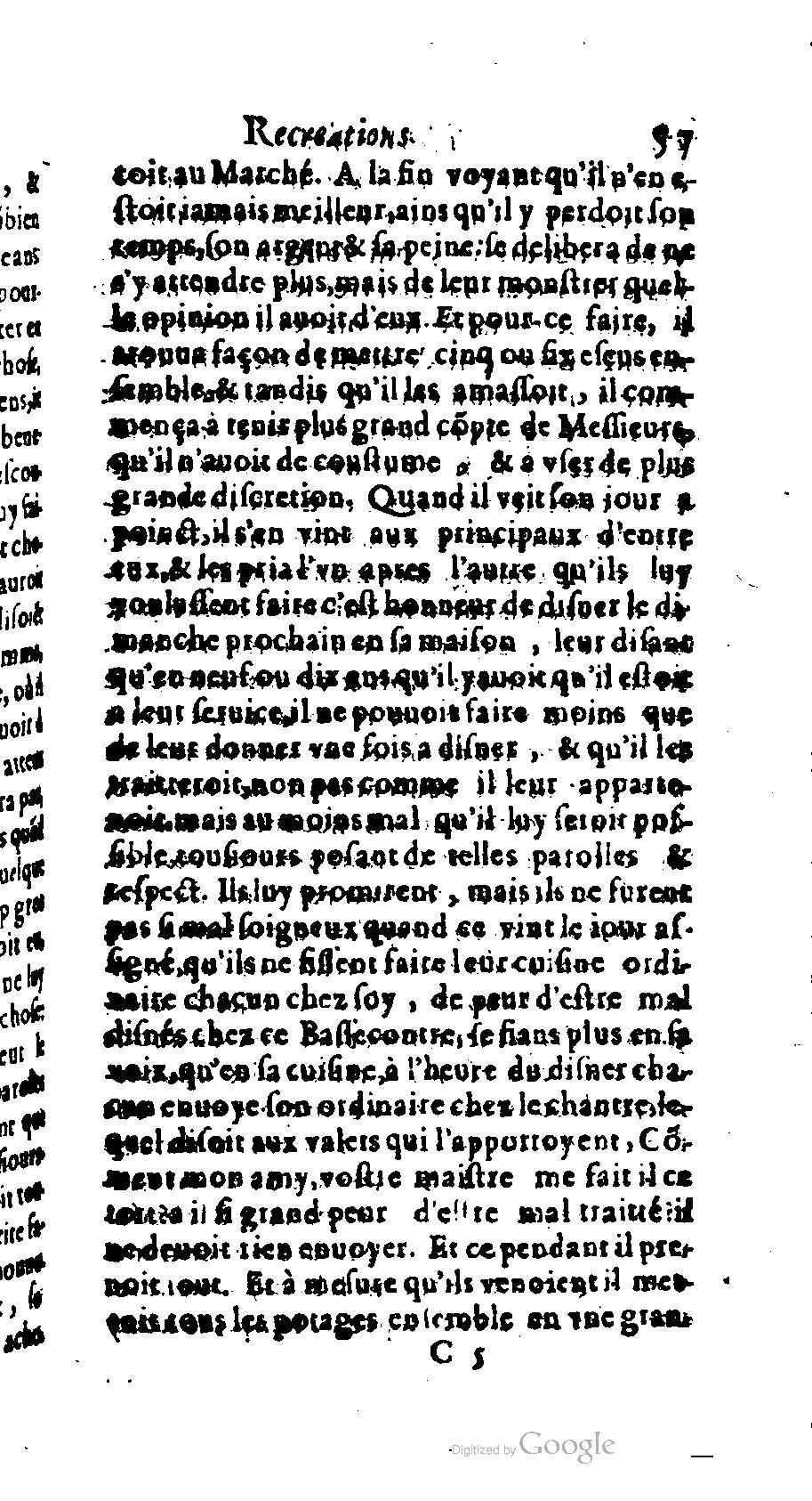1611 - Romain de Beauvais - Trésor des récréations - BM Lyon
