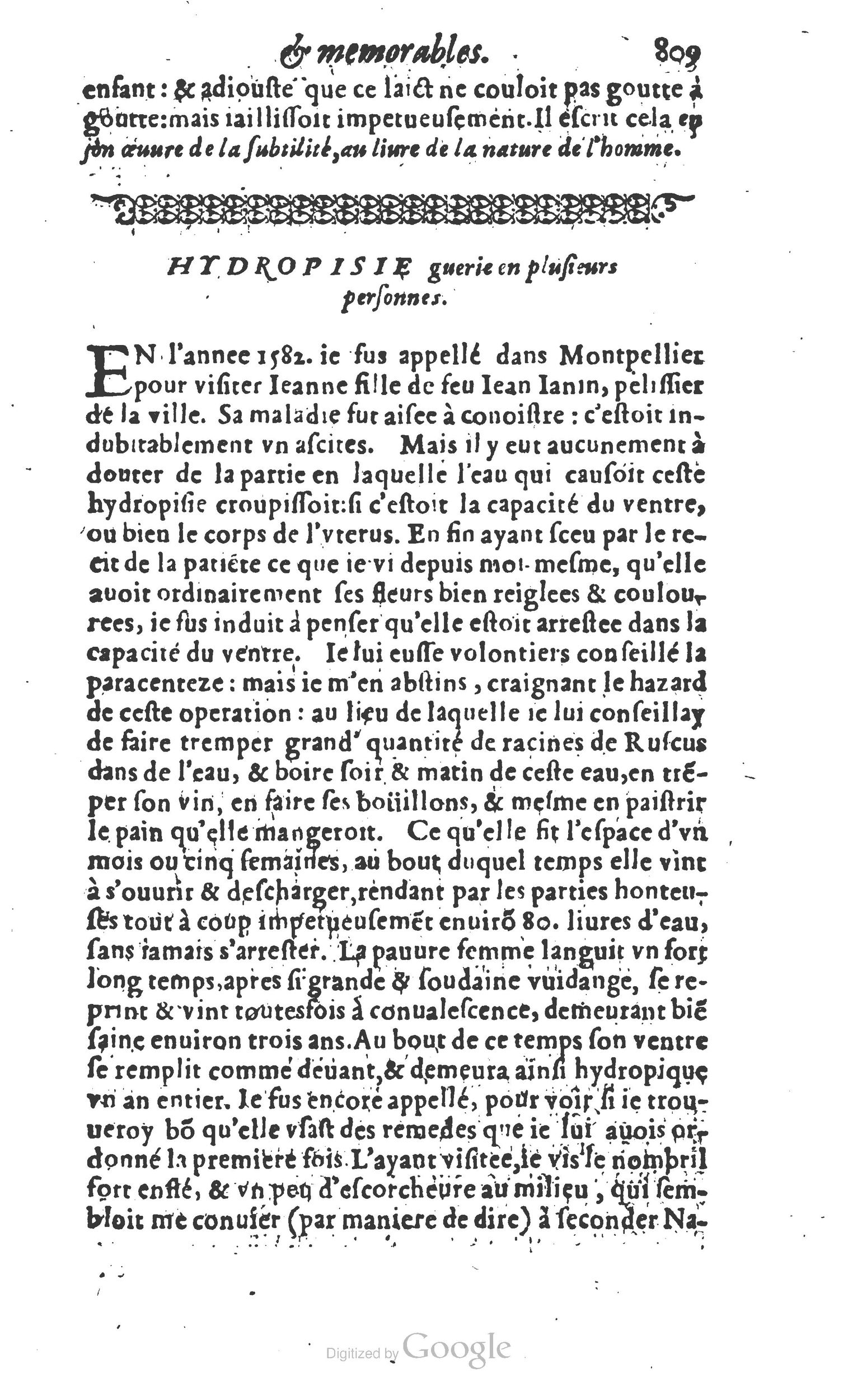 1610 - Paul Marceau - Trésor d’histoires admirables et mémorables - Princeton