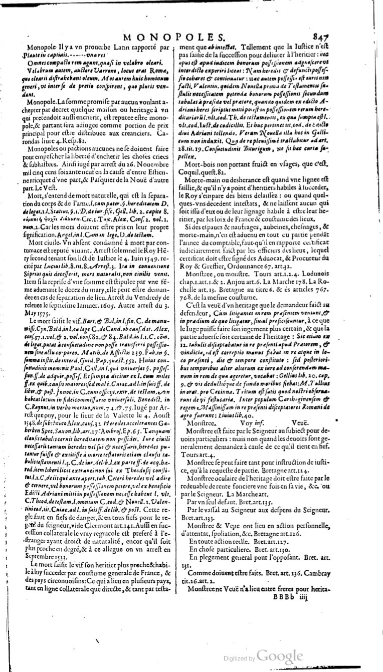 1629 - Veuve Nicolas Buon - Trésor du droit français (29620 T. 2) - BM Lyon