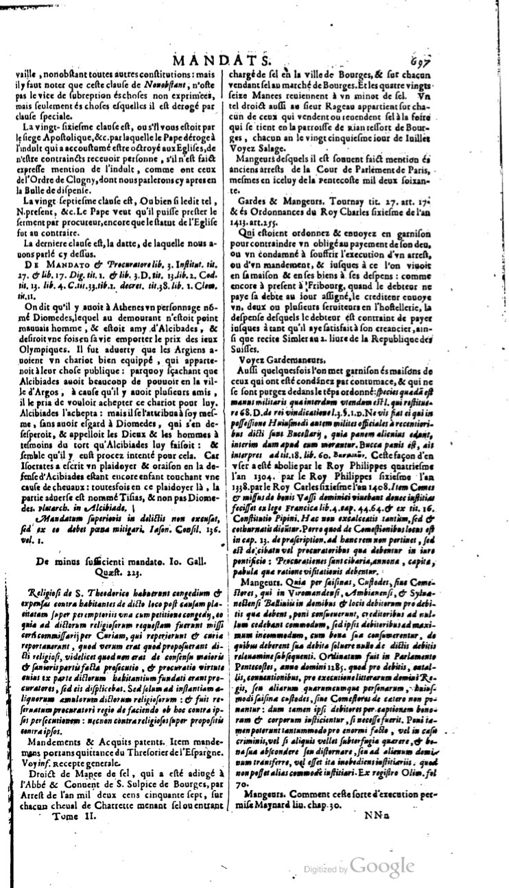 1629 - Veuve Nicolas Buon - Trésor du droit français (21754 T. 2) - BM Lyon