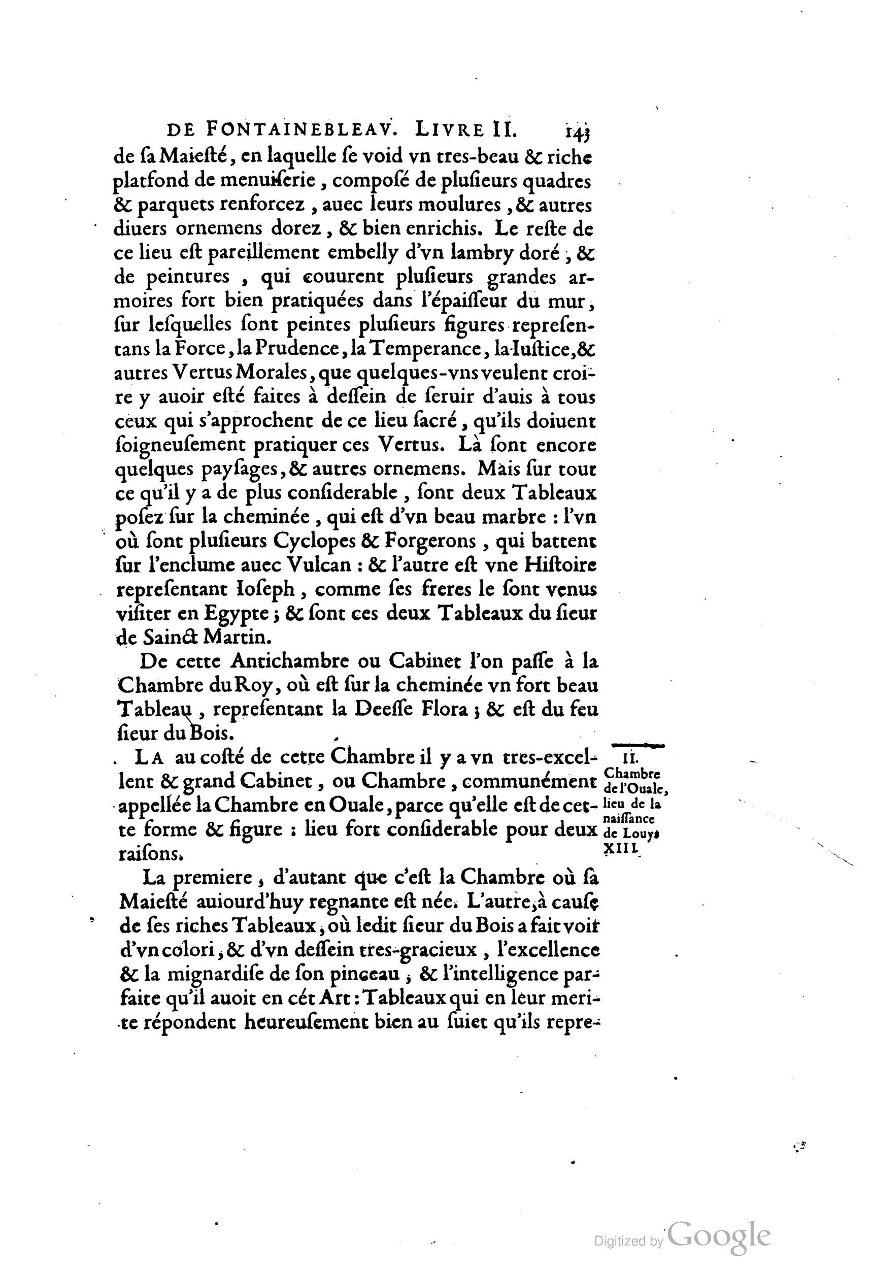1642 - Sébastien Cramoisy - Trésor des merveilles de la maison royale de Fontainebleau - BM Lyon 1642 - Sébastien Cramoisy - Trésor des merveilles de la maison royale de Fontainebleau - BM Lyon