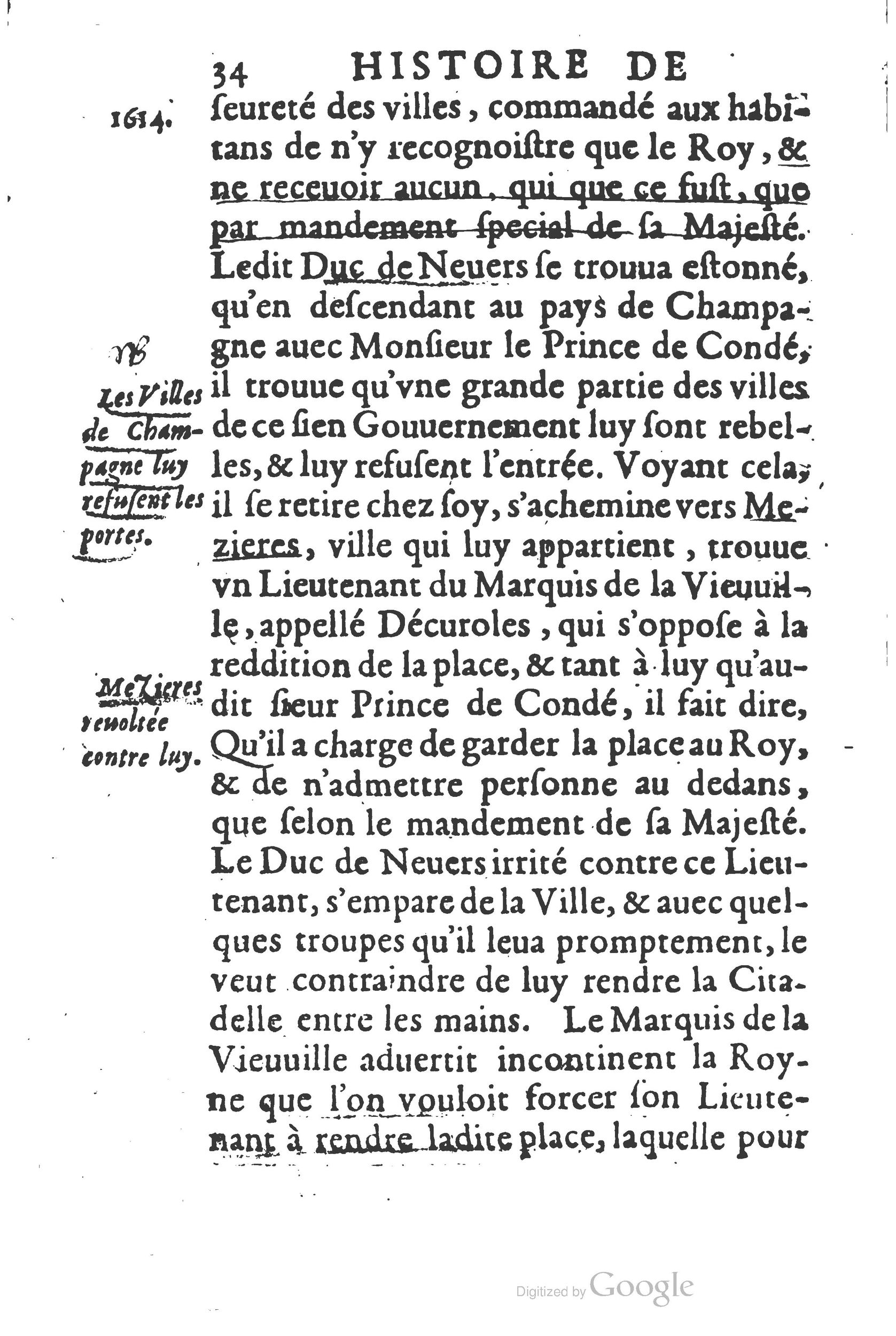 1626 - Joseph Bouillerot - Trésor de l’histoire générale de notre temps - BSB Munich