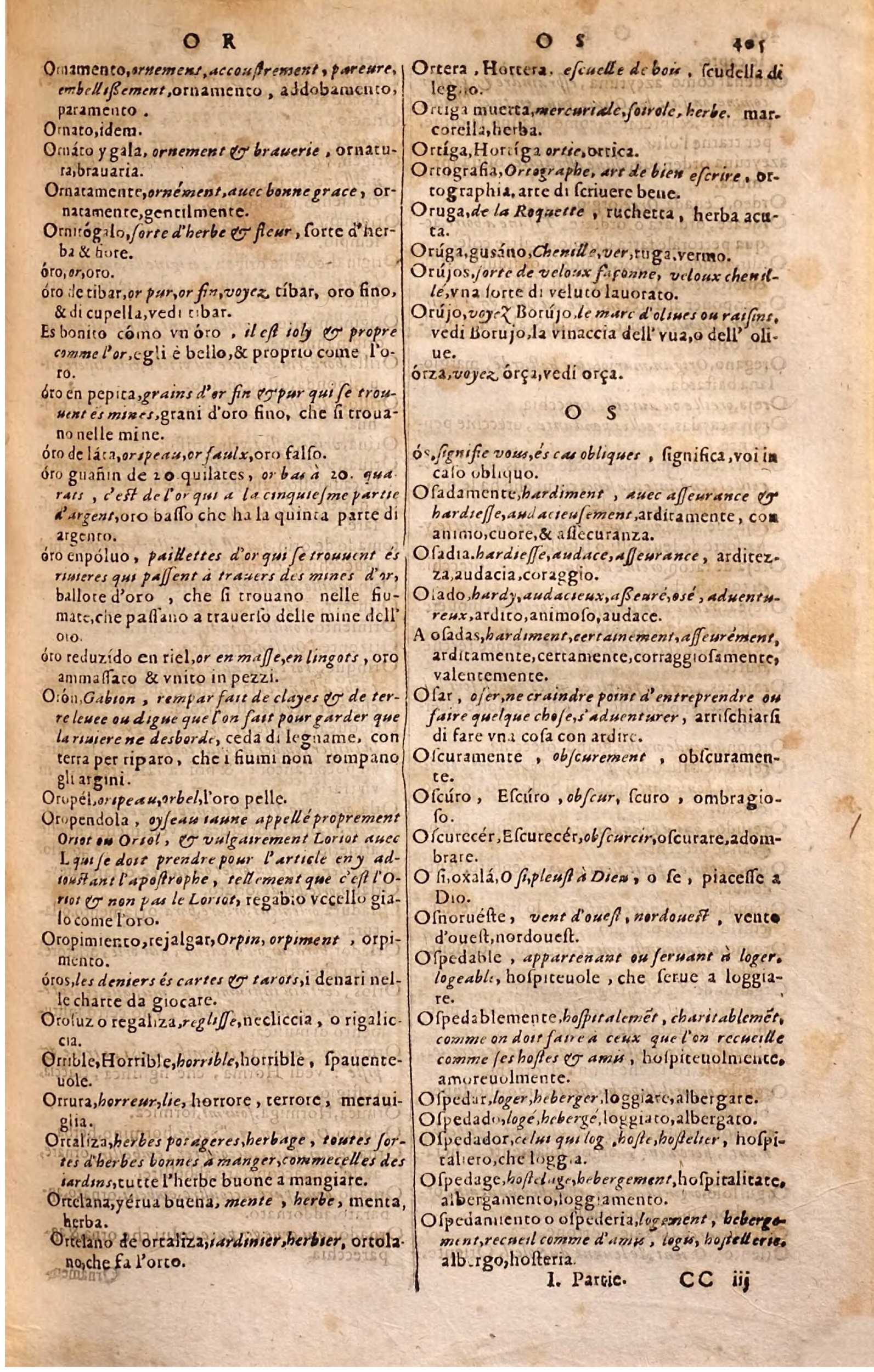 1627 - Jacques Crespin - Trésor des trois langues - Regensburg