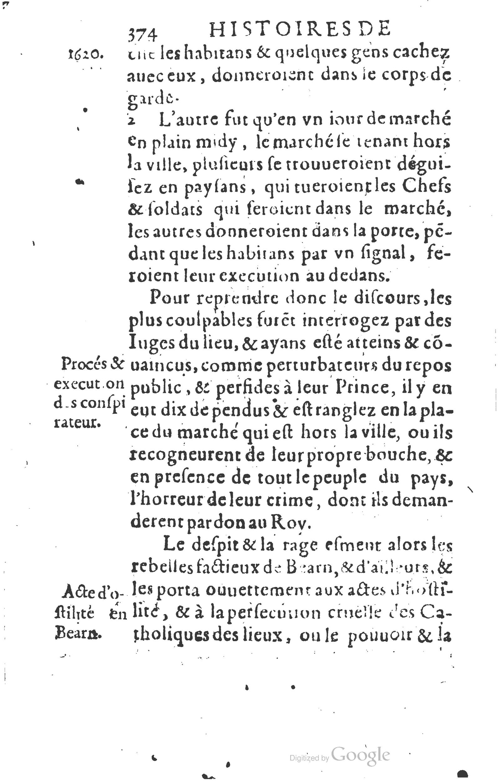 1624 - Joseph Bouillerot - Trésor de l’histoire générale de notre temps - BM Lyon