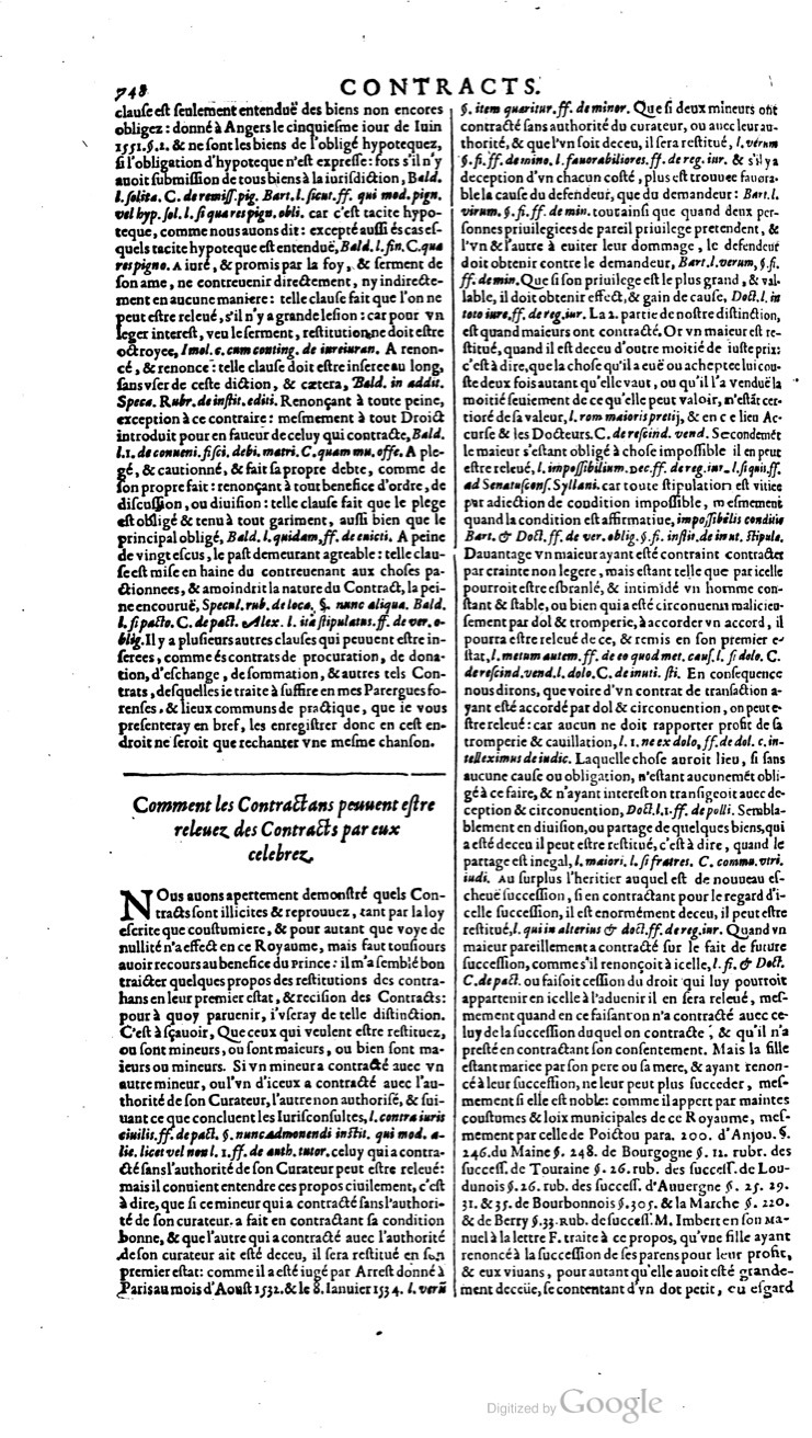 1629 - Veuve Nicolas Buon - Trésor du droit français (21754 T. 1) - BM Lyon