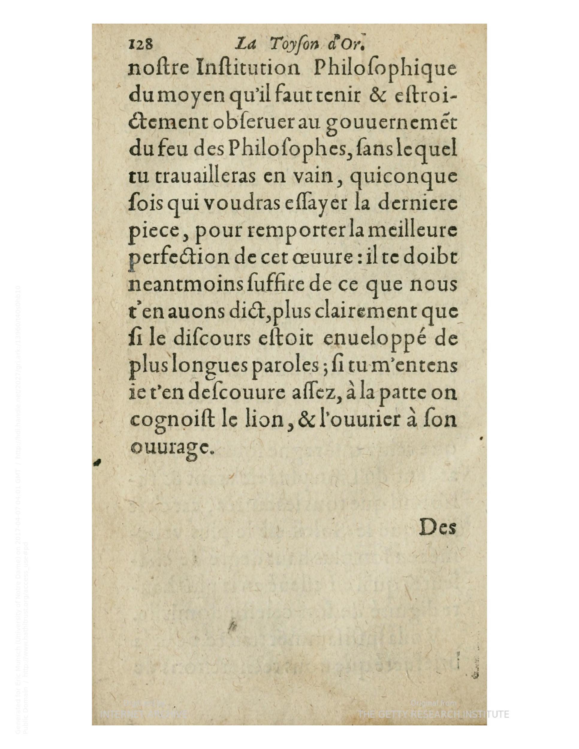 1612 - Charles Sevestre - Toison d’or ou la fleur des trésors - Getty Research Institute 1612 - Charles Sevestre - Toison d’or ou la fleur des trésors - Getty Research Institute