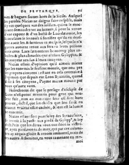 1574 - Benoît Rigaud - Trésor des vies de Plutarque - Avignon