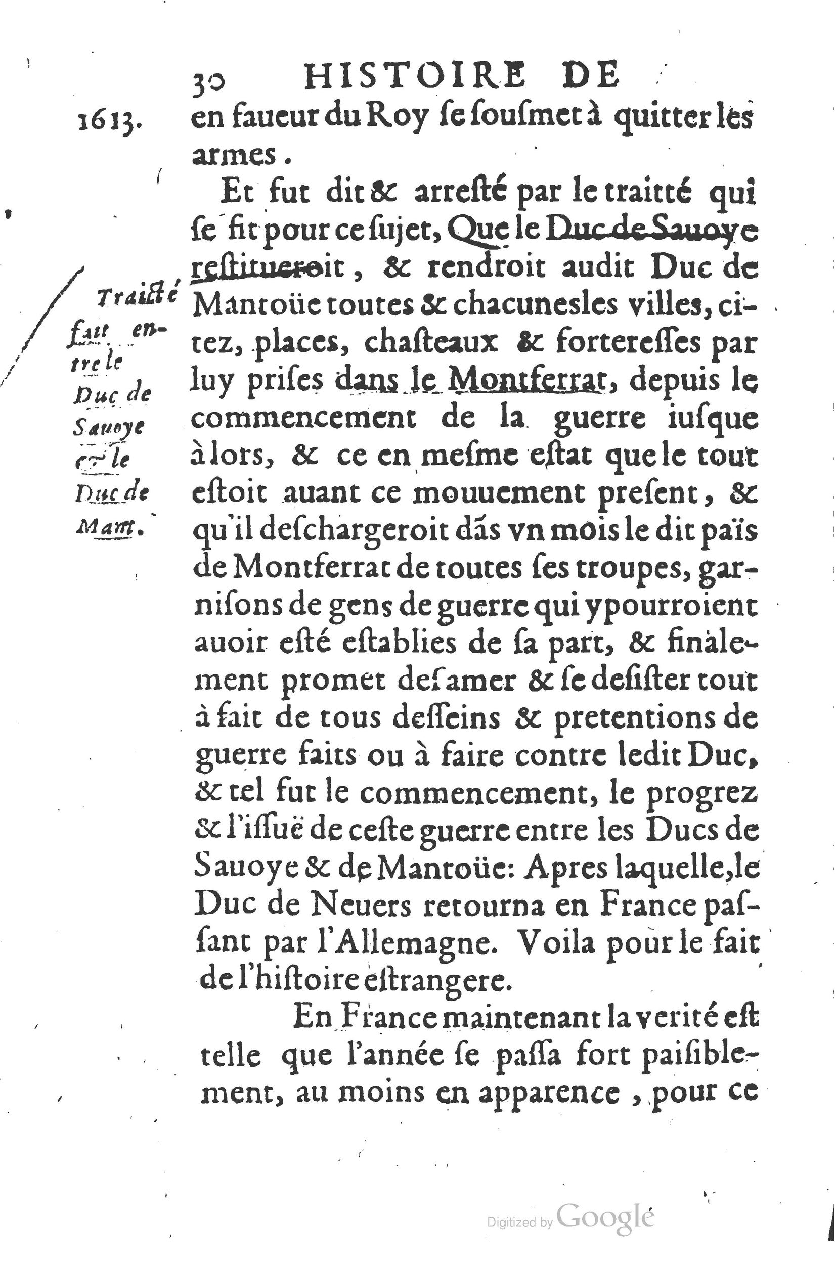 1626 - Joseph Bouillerot - Trésor de l’histoire générale de notre temps - BSB Munich