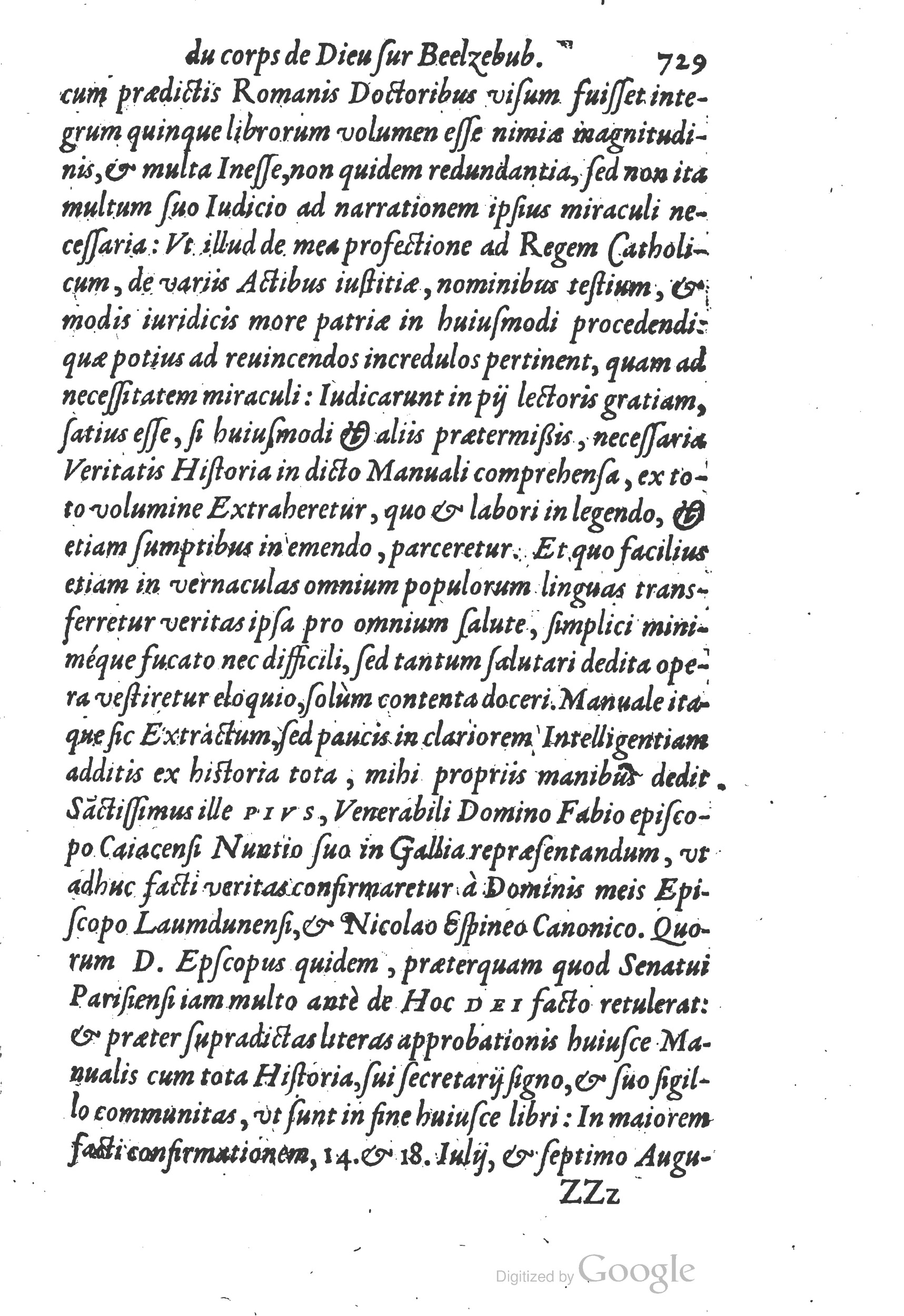 1578 - Nicolas Chesneau - Trésor et entière histoire de la triomphante victoire du corps de Dieu sur l’esprit malin - British Library 1578 - Nicolas Chesneau - Trésor et entière histoire de la triomphante victoire du corps de Dieu sur l’esprit malin - British Library