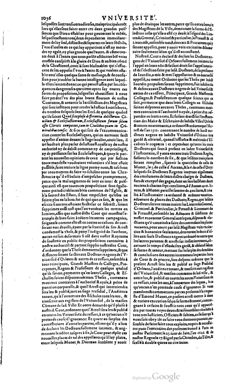1629 - Veuve Nicolas Buon - Trésor du droit français (21754 T. 3) - BM Lyon