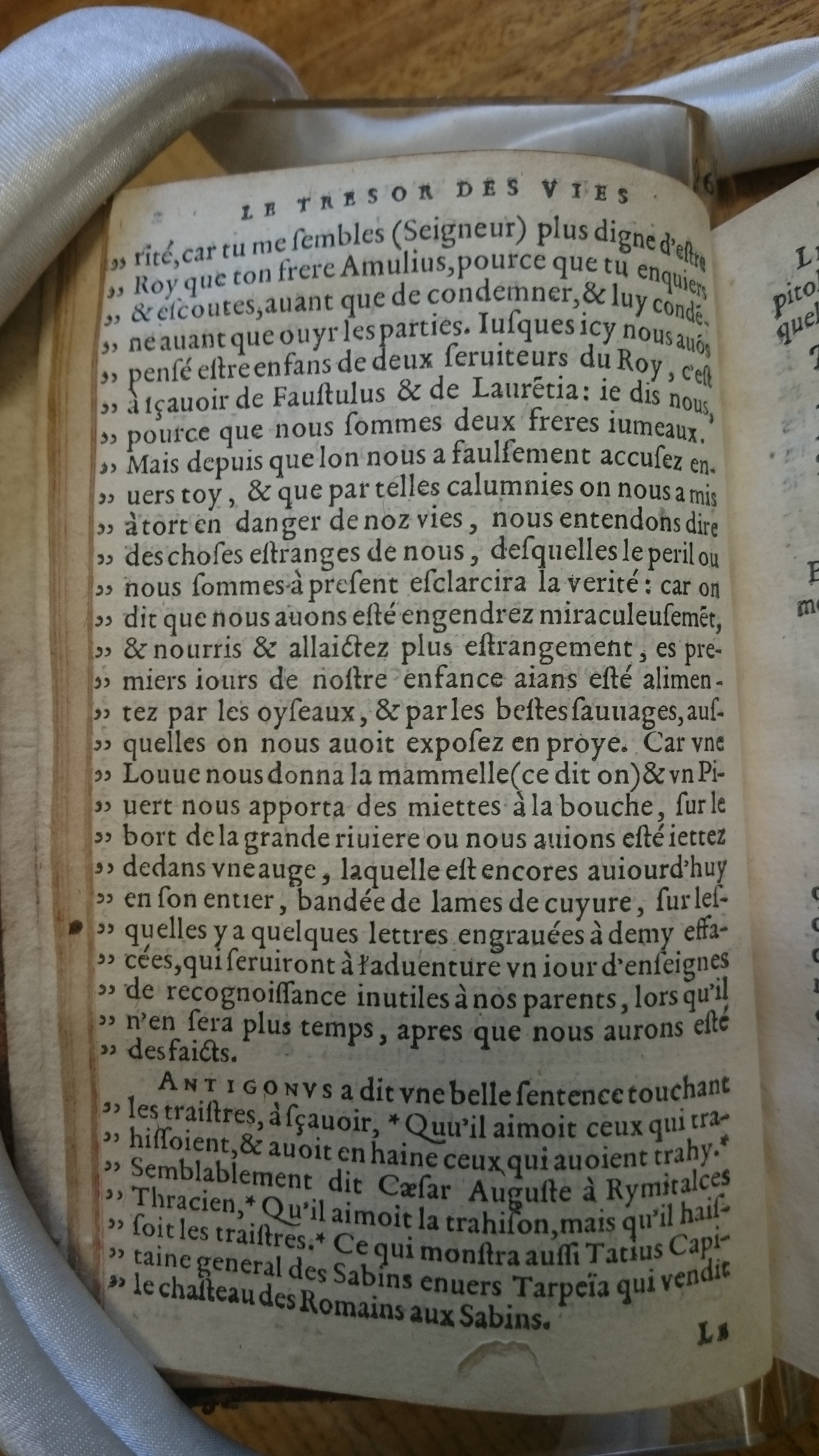 1601 - Balthazar Bellère - Trésor des vies de Plutarque - Douai Quincy 1601 - Balthazar Bellère - Trésor des vies de Plutarque - Douai Quincy