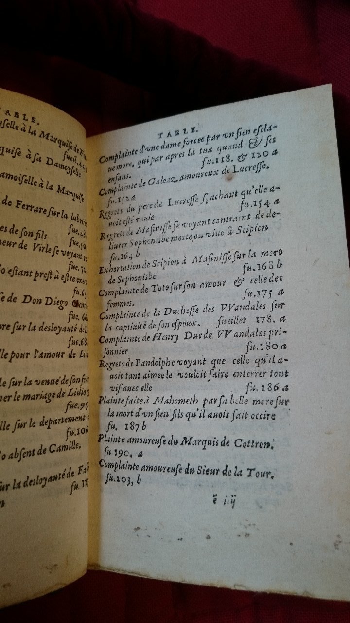 1581 - Pierre Le Voirier et Gervais Mallot - Trésor des histoires tragiques - BnF Richelieu