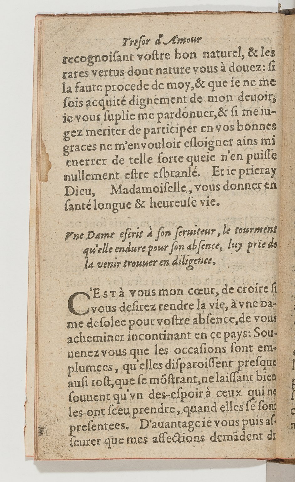 1600 - Nicolas Bonfons - Trésor d’amour - BnF Arsenal