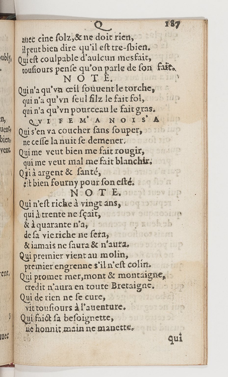 1577 - Jean d’Ogerolles - Trésor de sentences dorées - BnF Arsenal