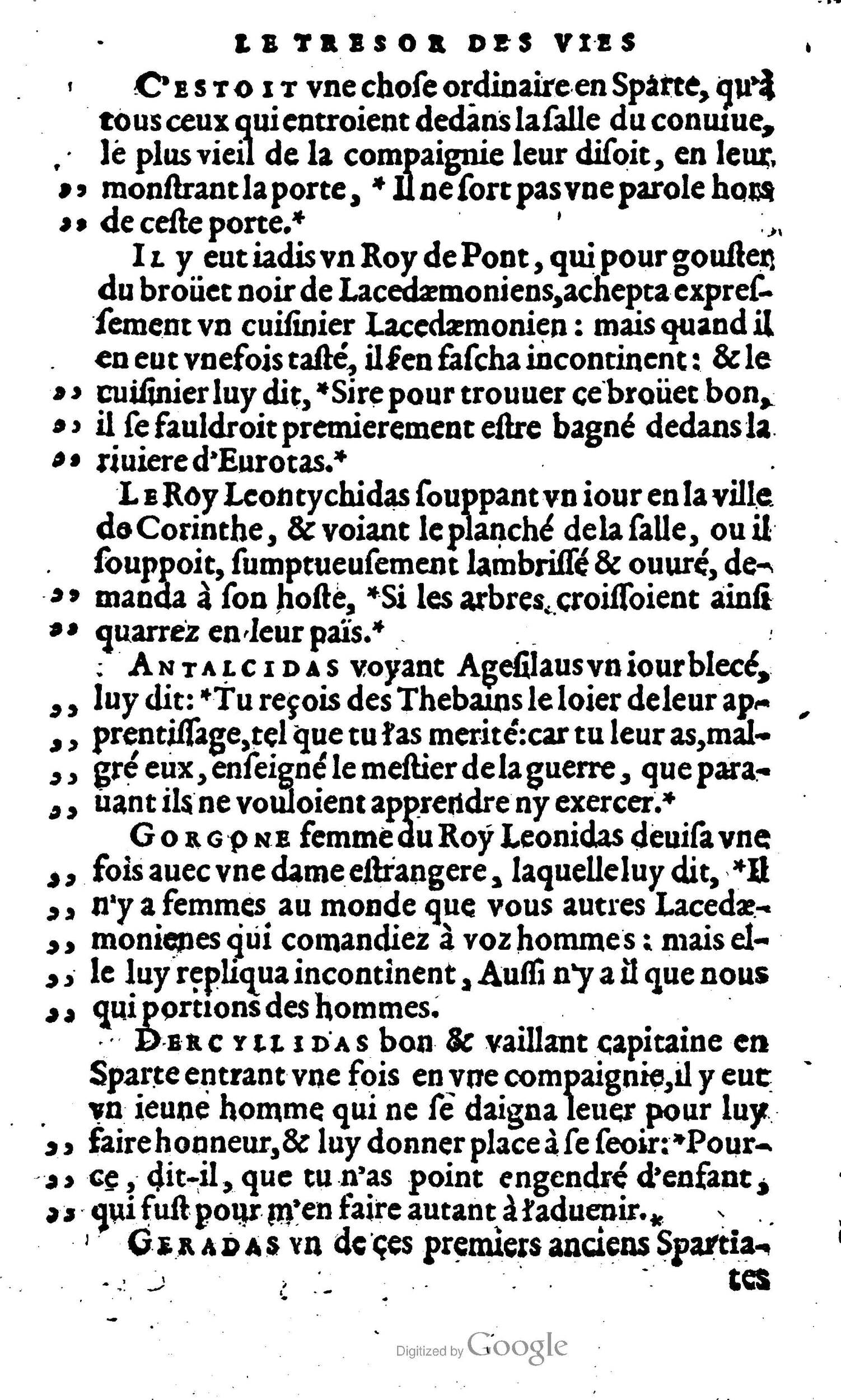 1568 - Willem Silvius - Trésor des vies de Plutarque - Anvers Plantin-Moretus