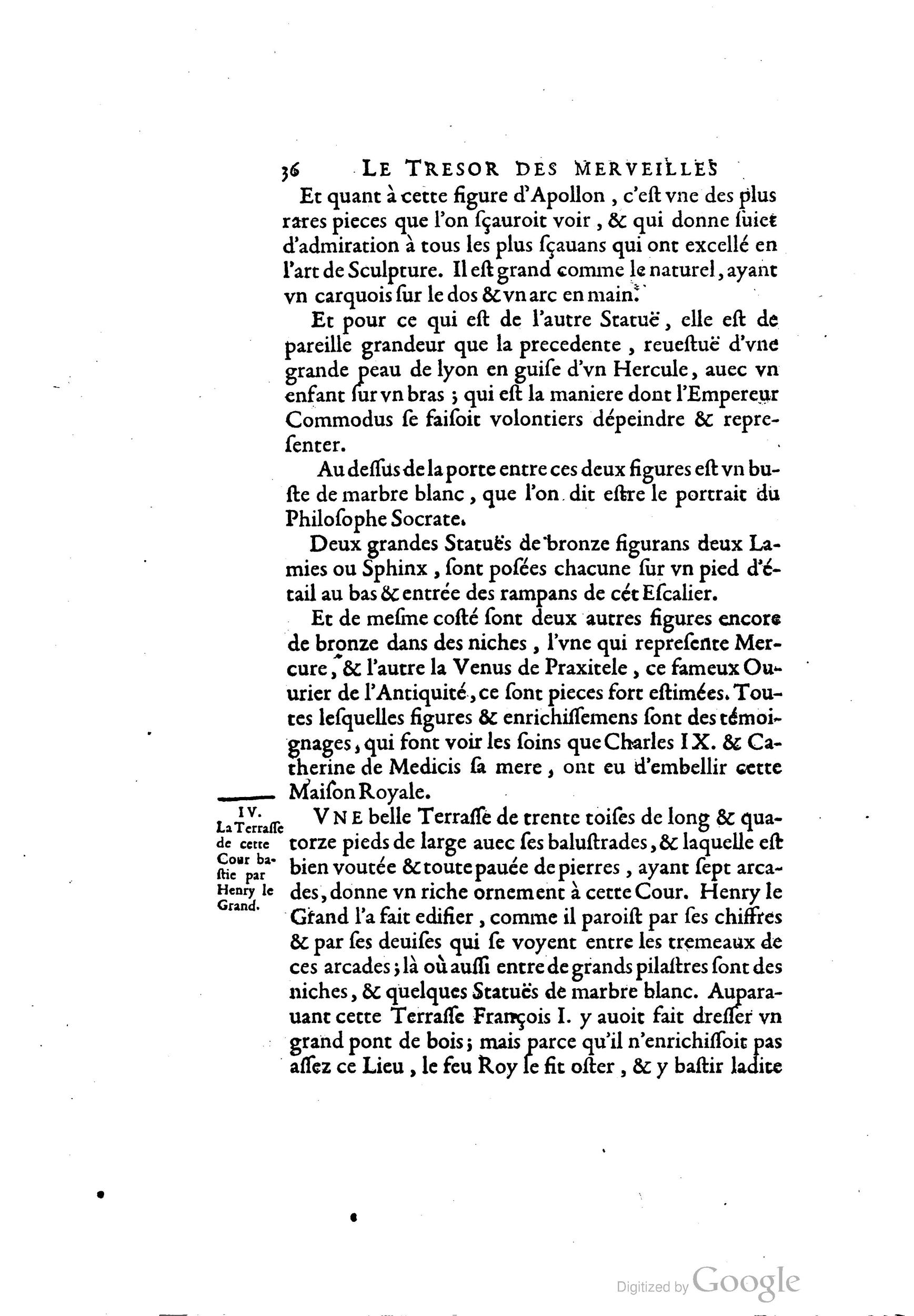 1642 - Sébastien Cramoisy - Trésor des merveilles de la maison royale de Fontainebleau - BM Lyon 1642 - Sébastien Cramoisy - Trésor des merveilles de la maison royale de Fontainebleau - BM Lyon
