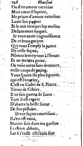 1623 - Jacques Cailloüé - Trésor ou recueil des chansons amoureuses - British Library