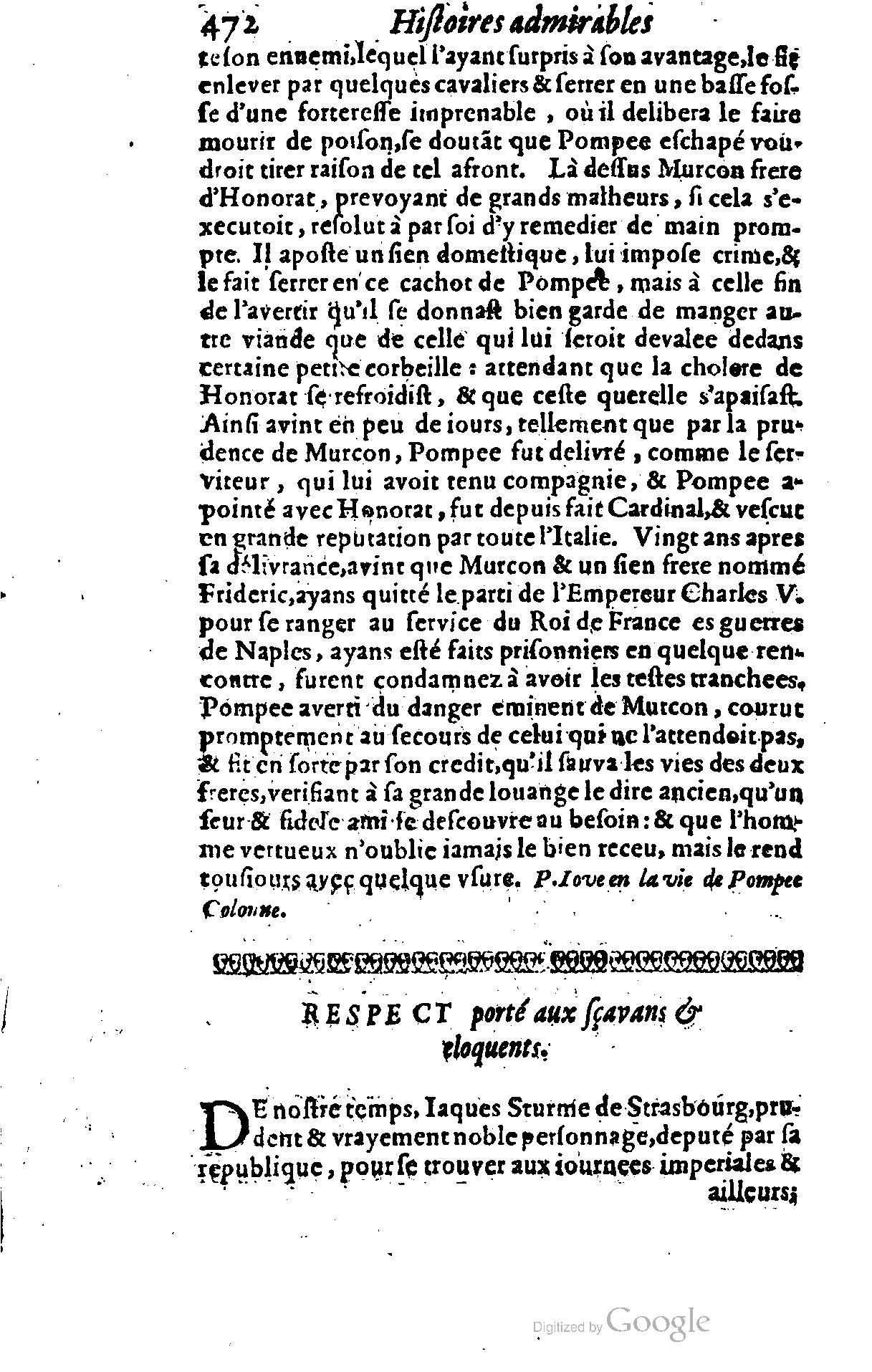 1628 - Jacques Crespin - Trésor d’histoires admirables et mémorables - BSB Munich