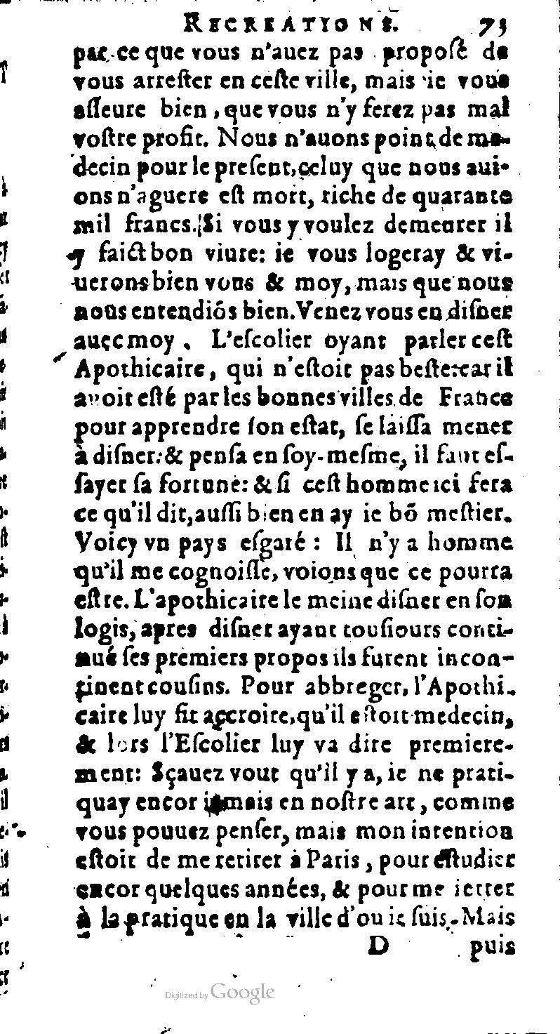 1616 - Balthazar Bellère - Trésor des récréations - NK ČR Prague