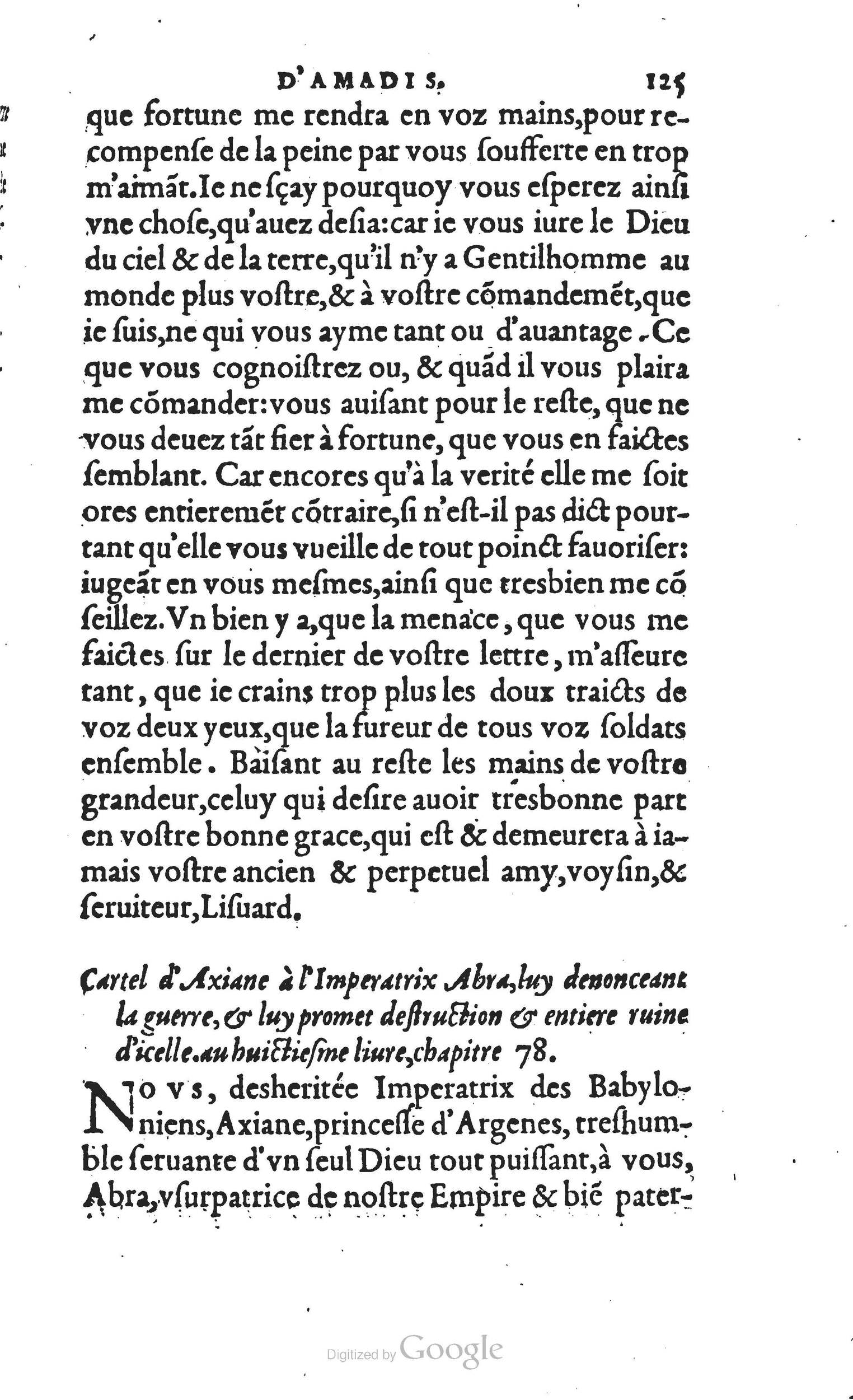1560 - Vincent Sertenas et Gilles Robinot - Trésor des Amadis - British Library
