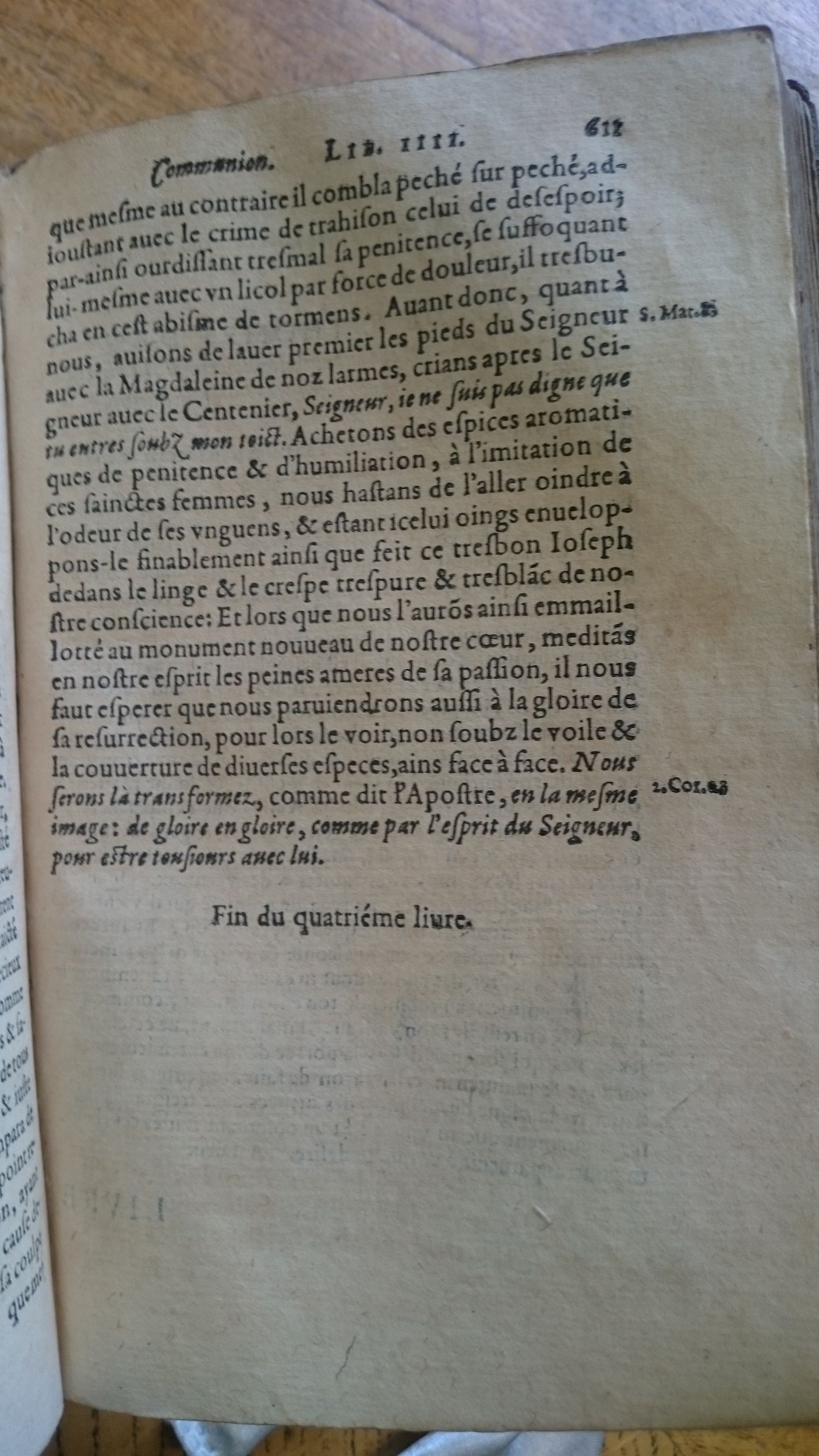 1585 - Jean Bogard - Trésor des faits et dits mémorables des hommes saints et illustres - Douai Quincy