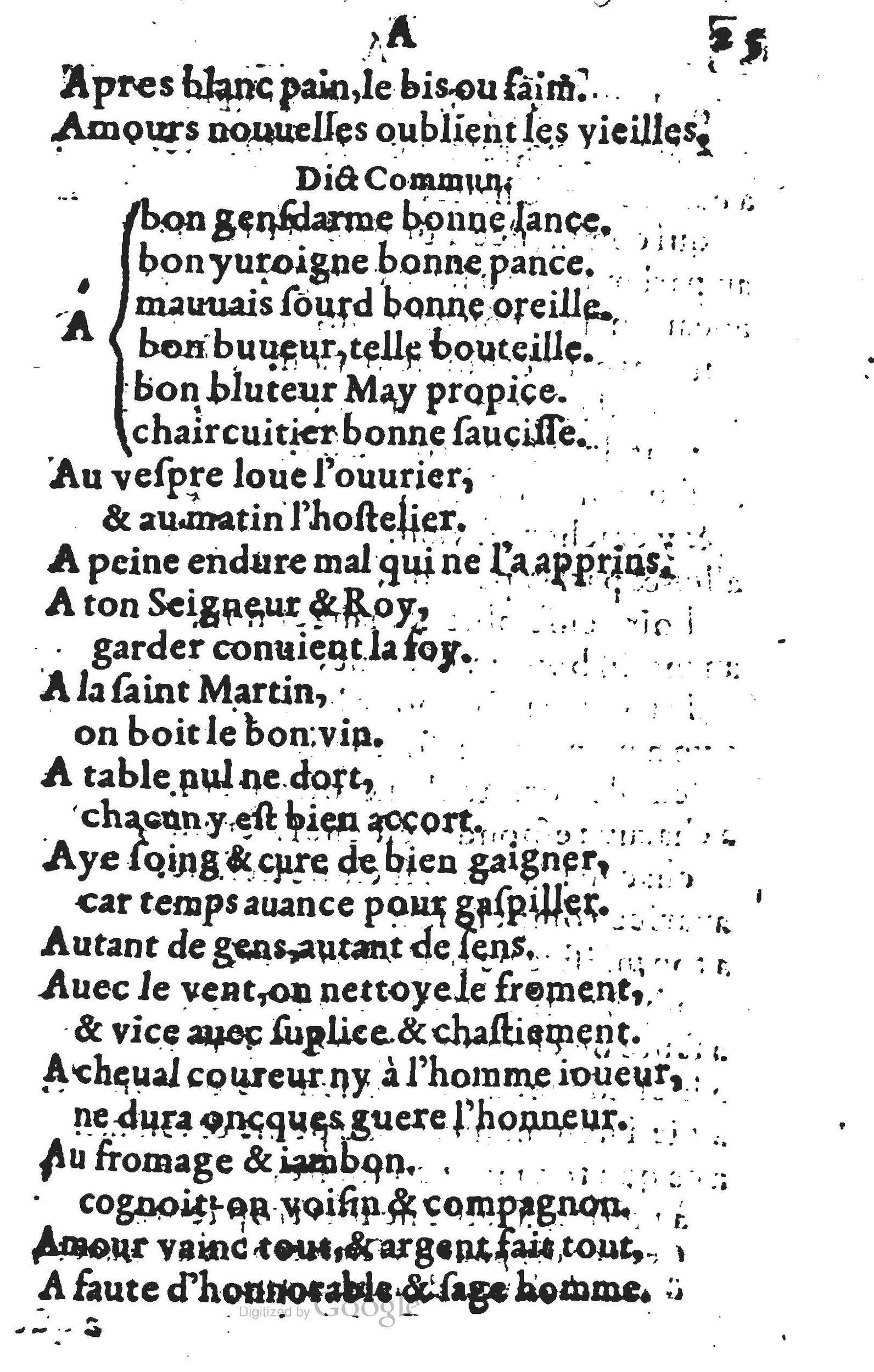 1578 - Nicolas Lescuyer - Trésor des sentences dorées - UGent