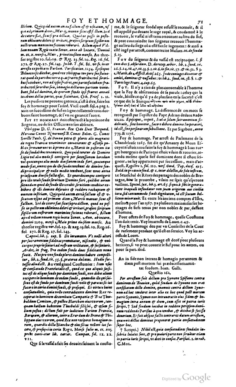 1629 - Veuve Nicolas Buon - Trésor du droit français (21754 T. 2) - BM Lyon