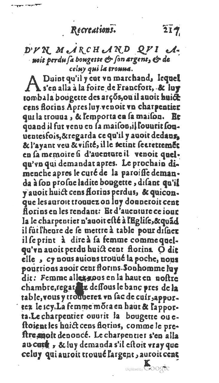 1611 - Jean Osmont - Trésor des récréations - BSB Munich