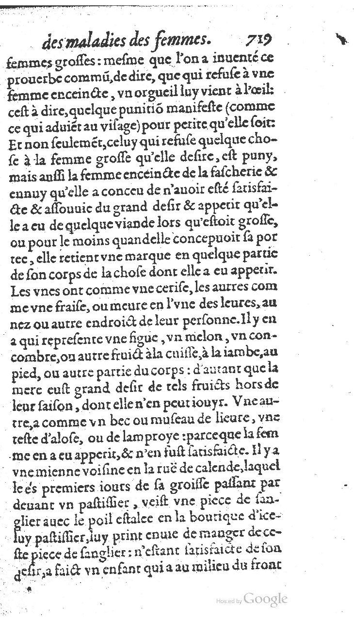 1585 - Jacques du Puis - Trésor des remèdes secrets pour les maladies des femmes - BnF