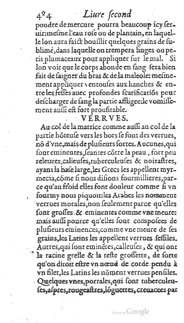 1585 - Jacques du Puis - Trésor des remèdes secrets pour les maladies des femmes - BnF