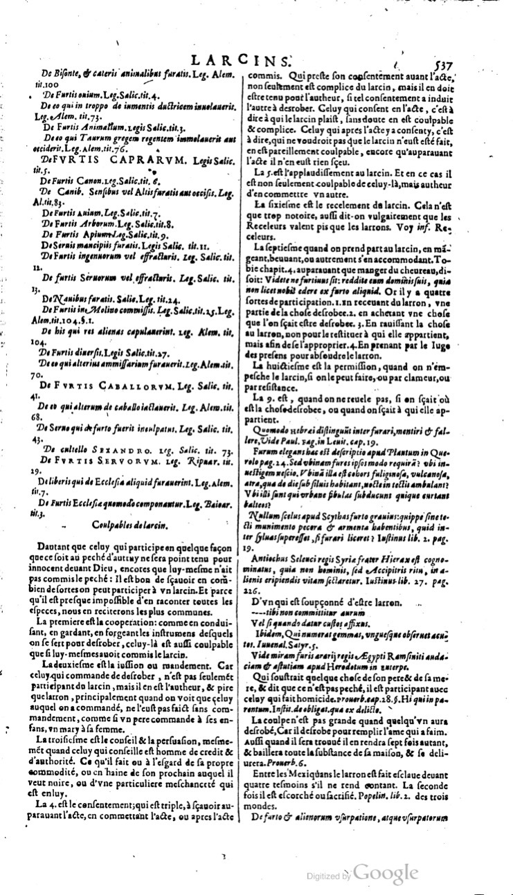 1629 - Veuve Nicolas Buon - Trésor du droit français (21754 T. 2) - BM Lyon
