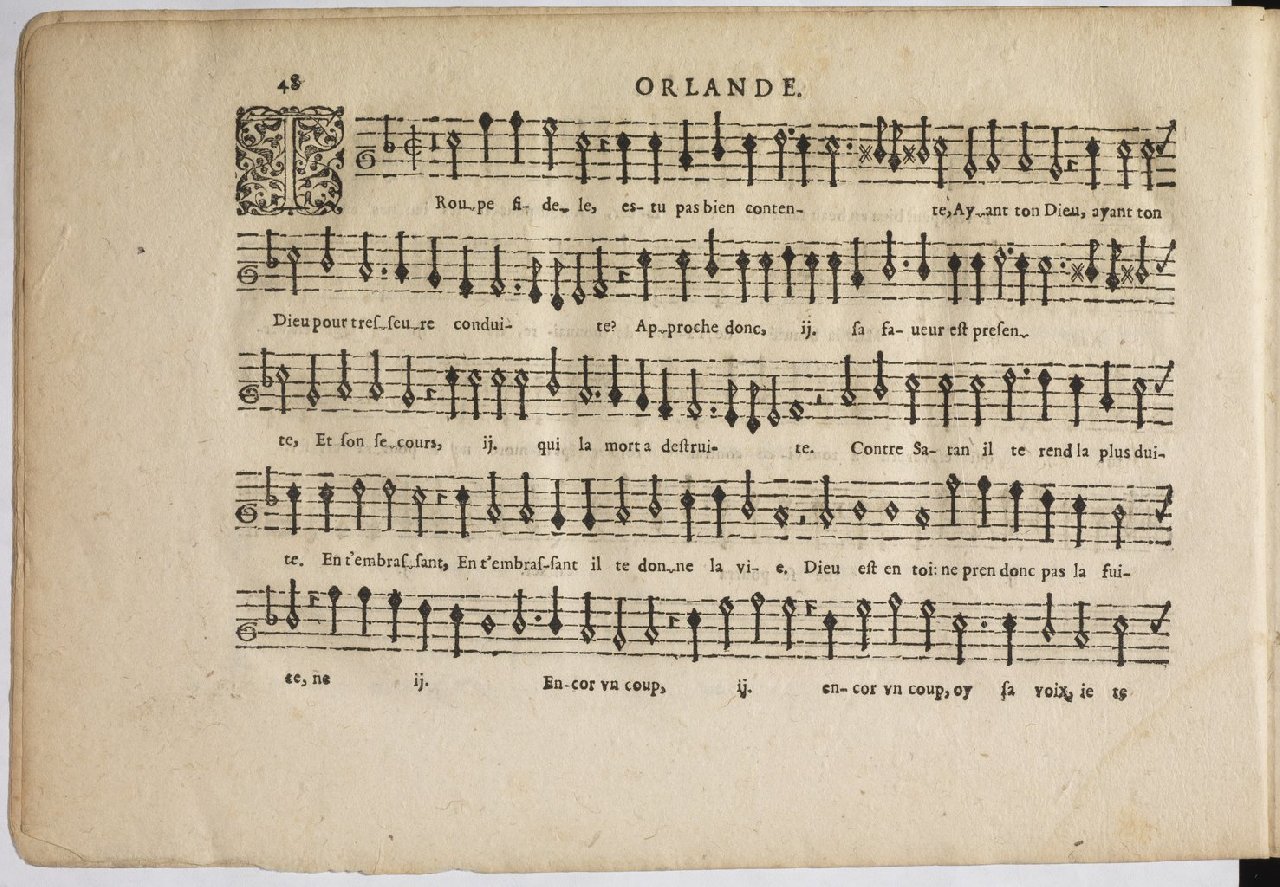 1594 - Paul Marceau - Trésor de musique d&#039;Orlande de Lassus, Superius, Bassus, Tenor, Quinta pars - BnF