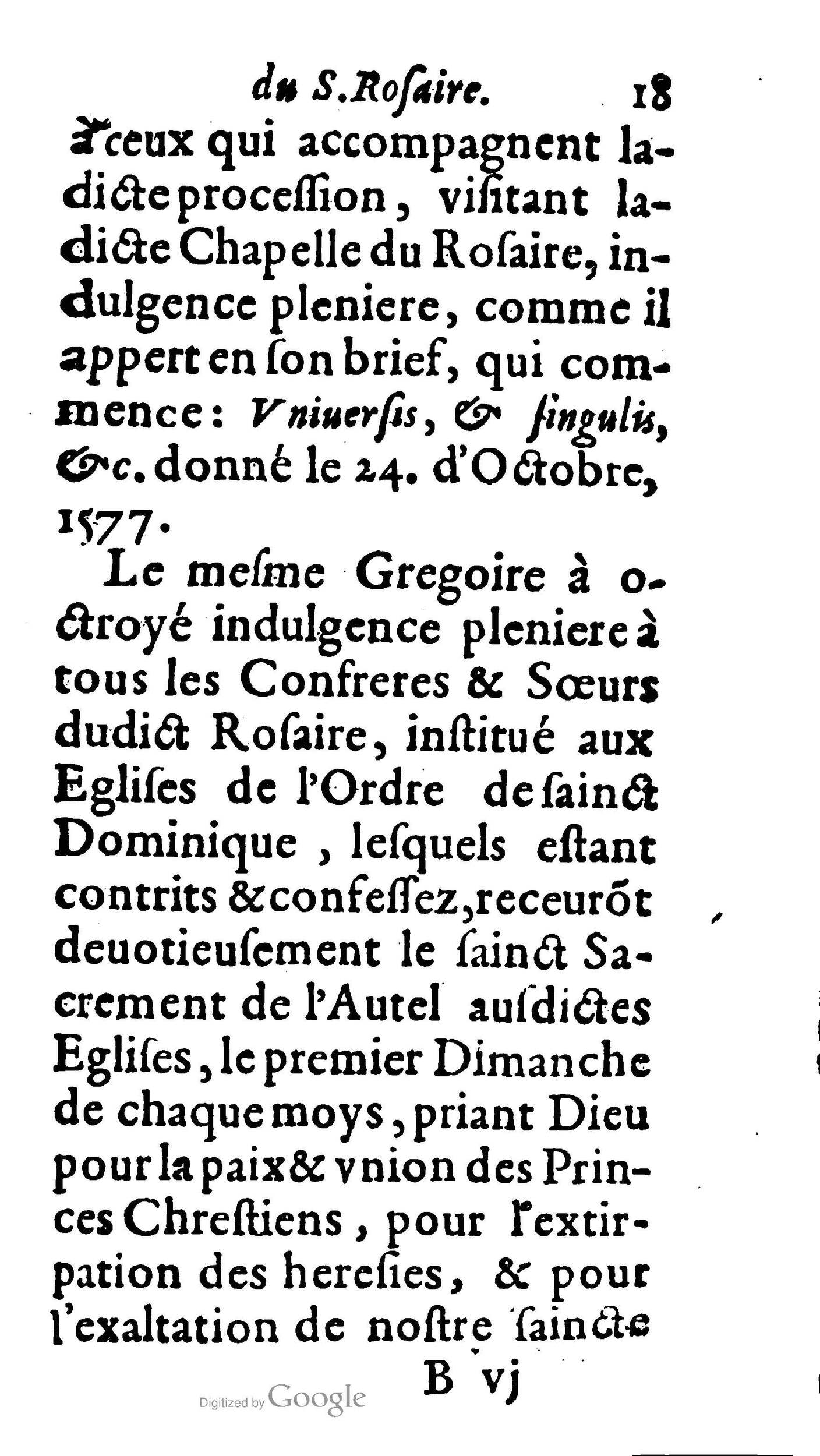1604 - Jean Le Bouc - Trésor des indulgences du Saint Rosaire - BM Lyon 1604 - Jean Le Bouc - Trésor des indulgences du Saint Rosaire - BM Lyon