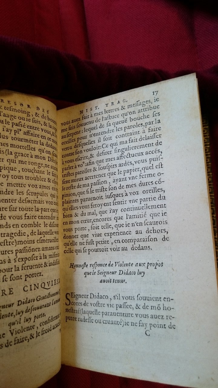 1581 - Pierre Le Voirier et Gervais Mallot - Trésor des histoires tragiques - BnF Richelieu
