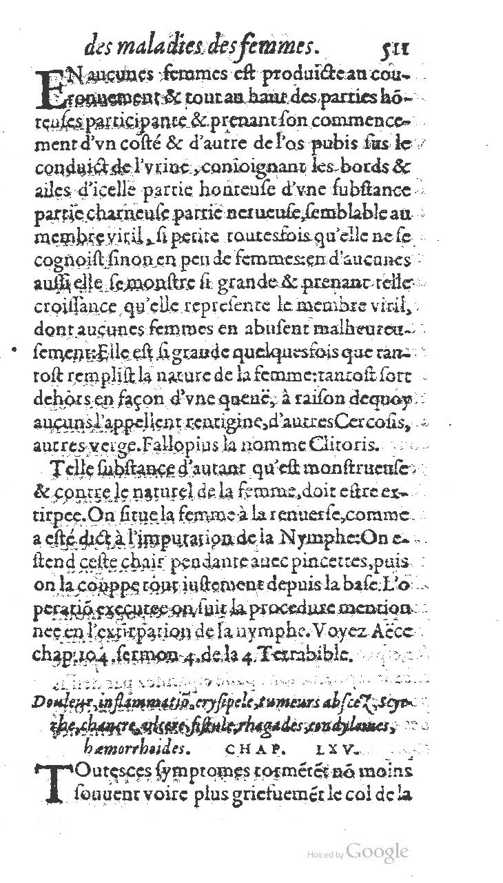 1585 - Jacques du Puis - Trésor des remèdes secrets pour les maladies des femmes - BnF