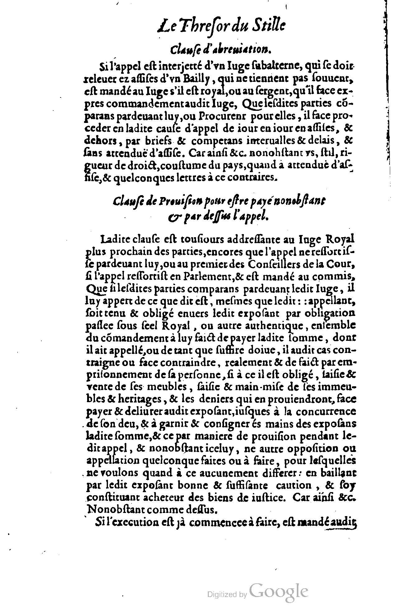 1614 - Jean Richer - Trésor du nouveau style et protocole de la chancellerie de France - BSB Munich