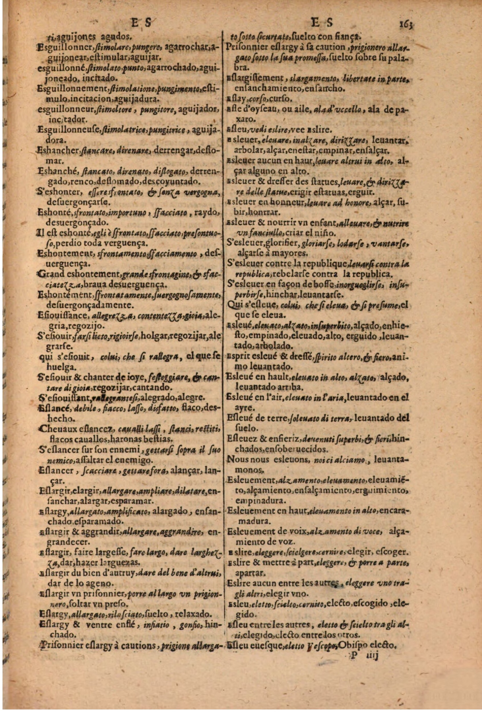 1616 - Pierre de la Rovière - Trésor des trois langues (Seconde partie) - BSB Munich
