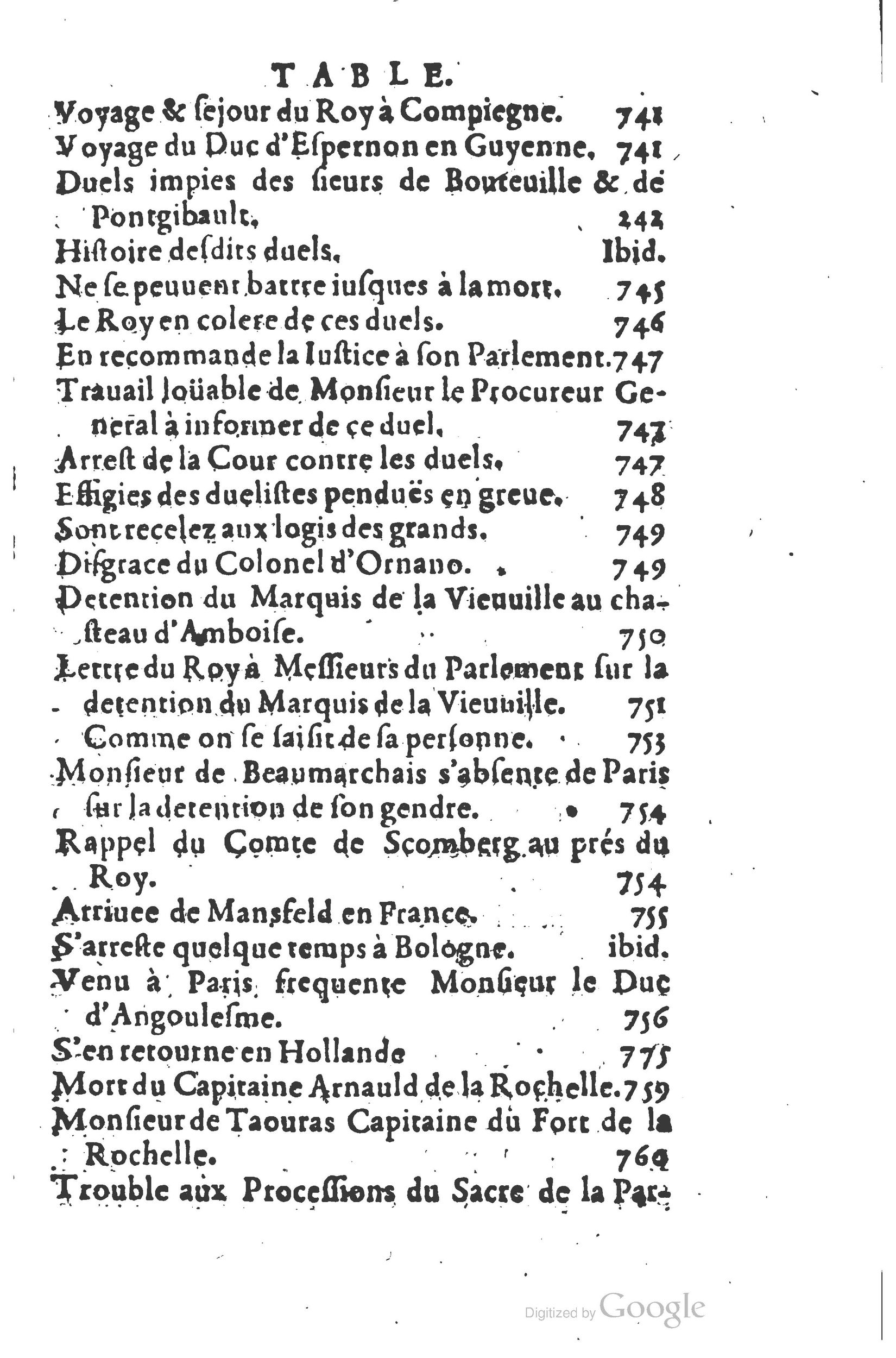 1626 - Joseph Bouillerot - Trésor de l’histoire générale de notre temps - BSB Munich