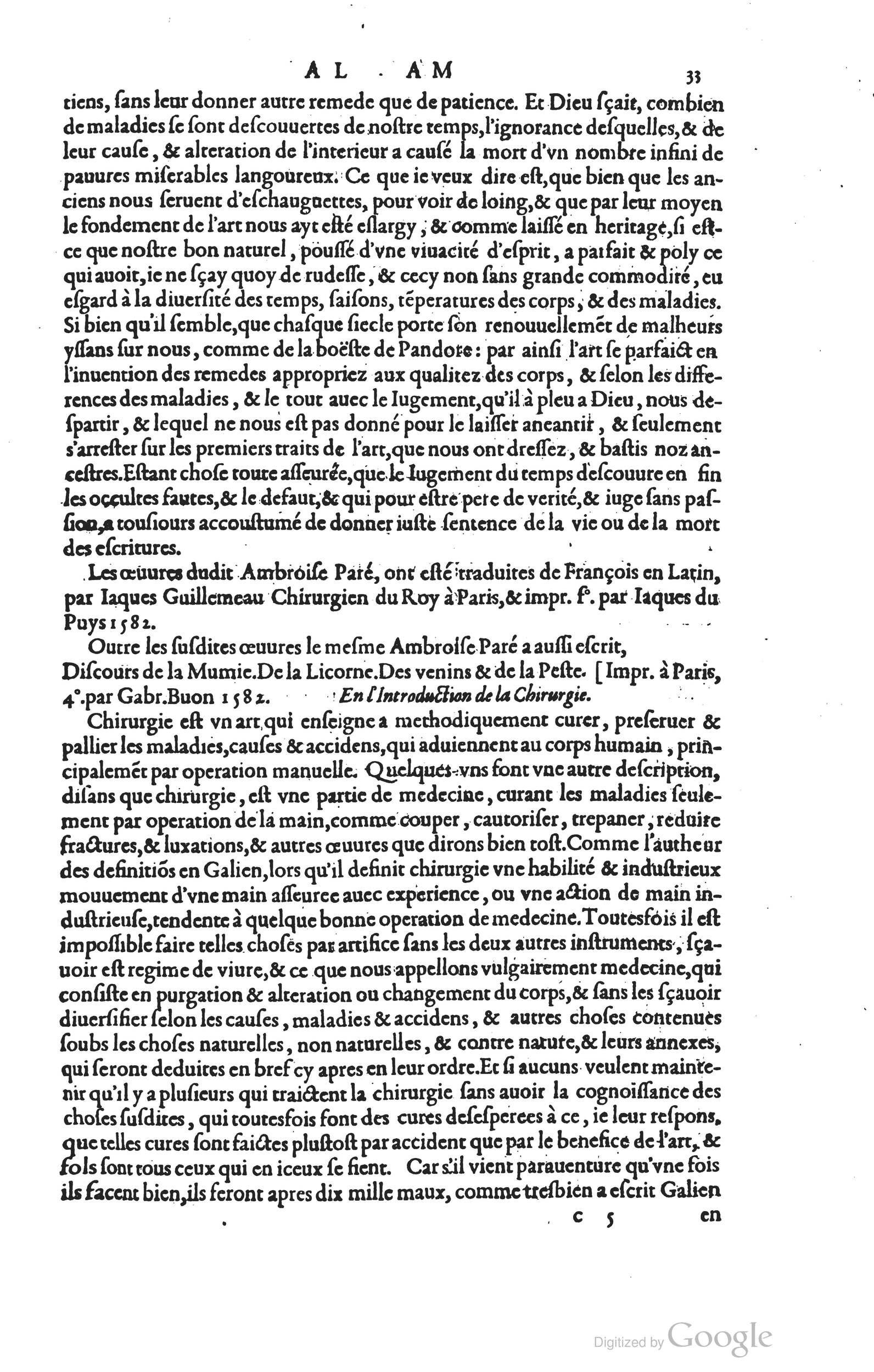 1585 - Barthélemy Honorat - Bibliothèques françaises - BSB Munich