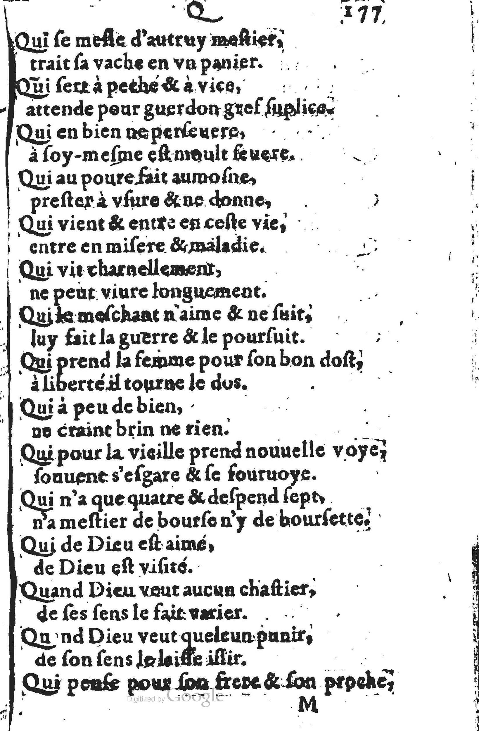 1578 - Nicolas Lescuyer - Trésor des sentences dorées - UGent