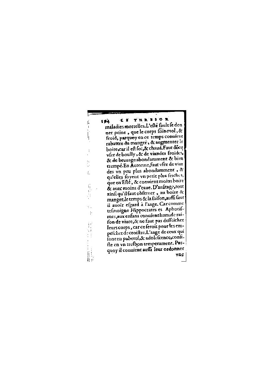 1578 - Benoît Rigaud - Trésor de médecine tant théorique que pratique - BnF