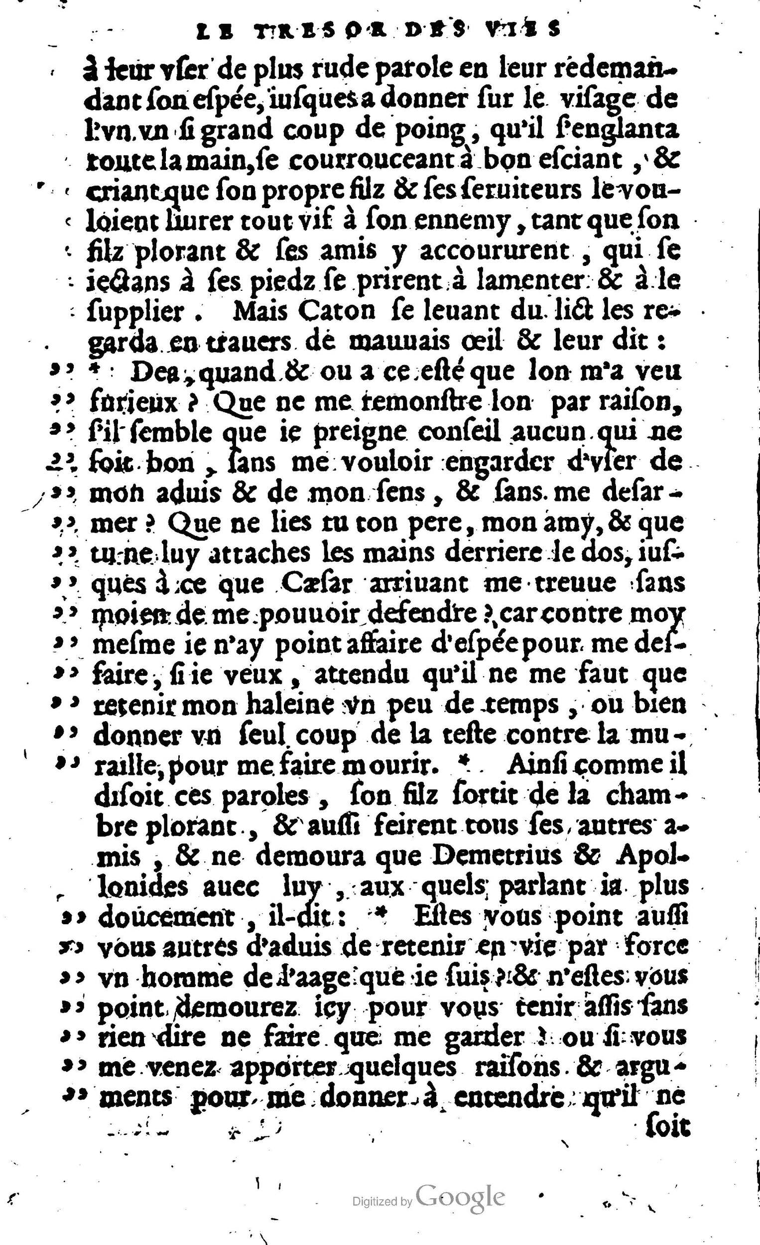 1568 - Willem Silvius - Trésor des vies de Plutarque - Anvers Plantin-Moretus