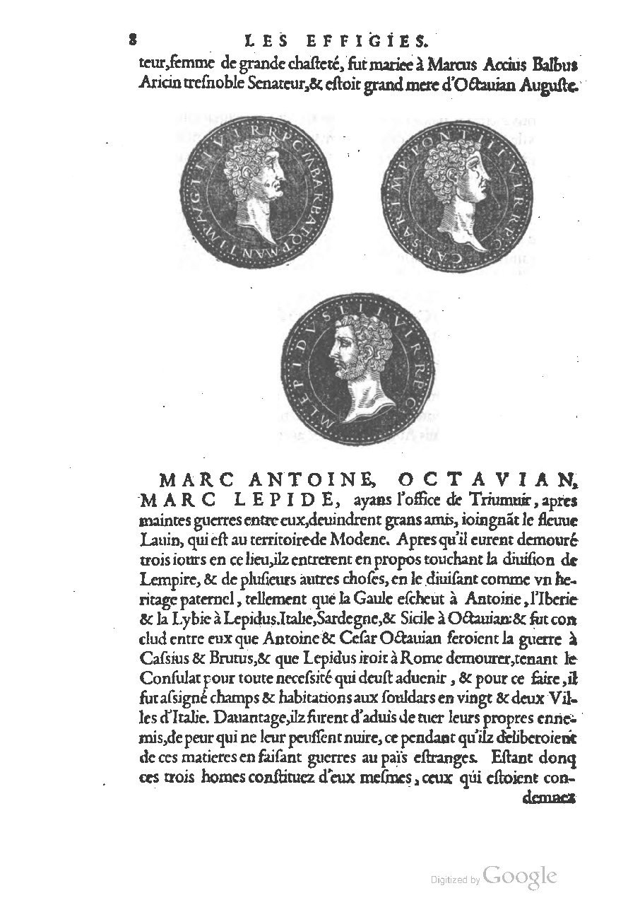 1553 - Jacopo Strada et Thomas Guérin - Épitome du Trésor des antiquités - UGent